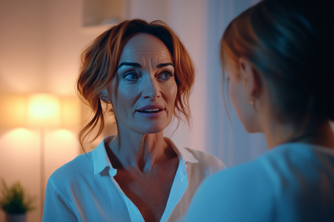 Une femme qui parle à sa fille | Source : Midjourney
