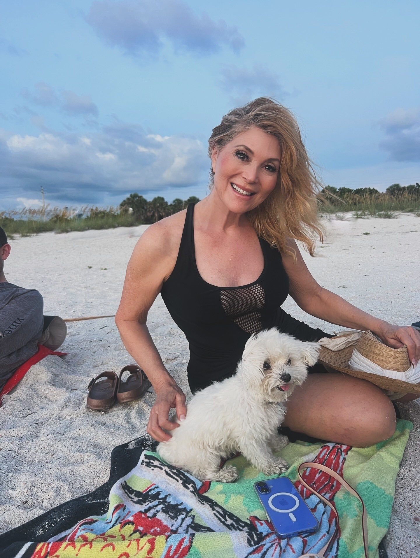 Audrey Landers, dans un post daté du 25 septembre 2025. | Source : Facebook/Audrey Landers