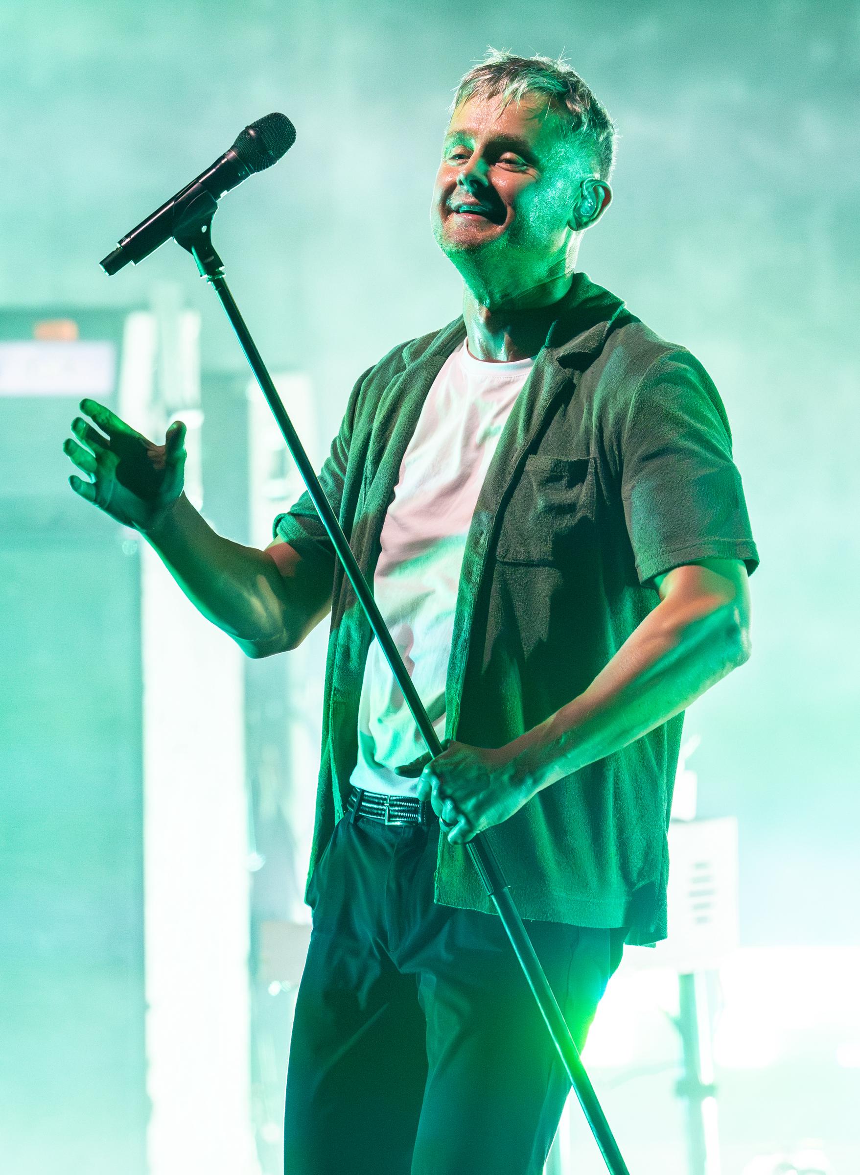 Le beau gosse des années 2000 se produit au Greek Theatre le 4 septembre 2024, à Berkeley, en Californie. | Source : Getty Images