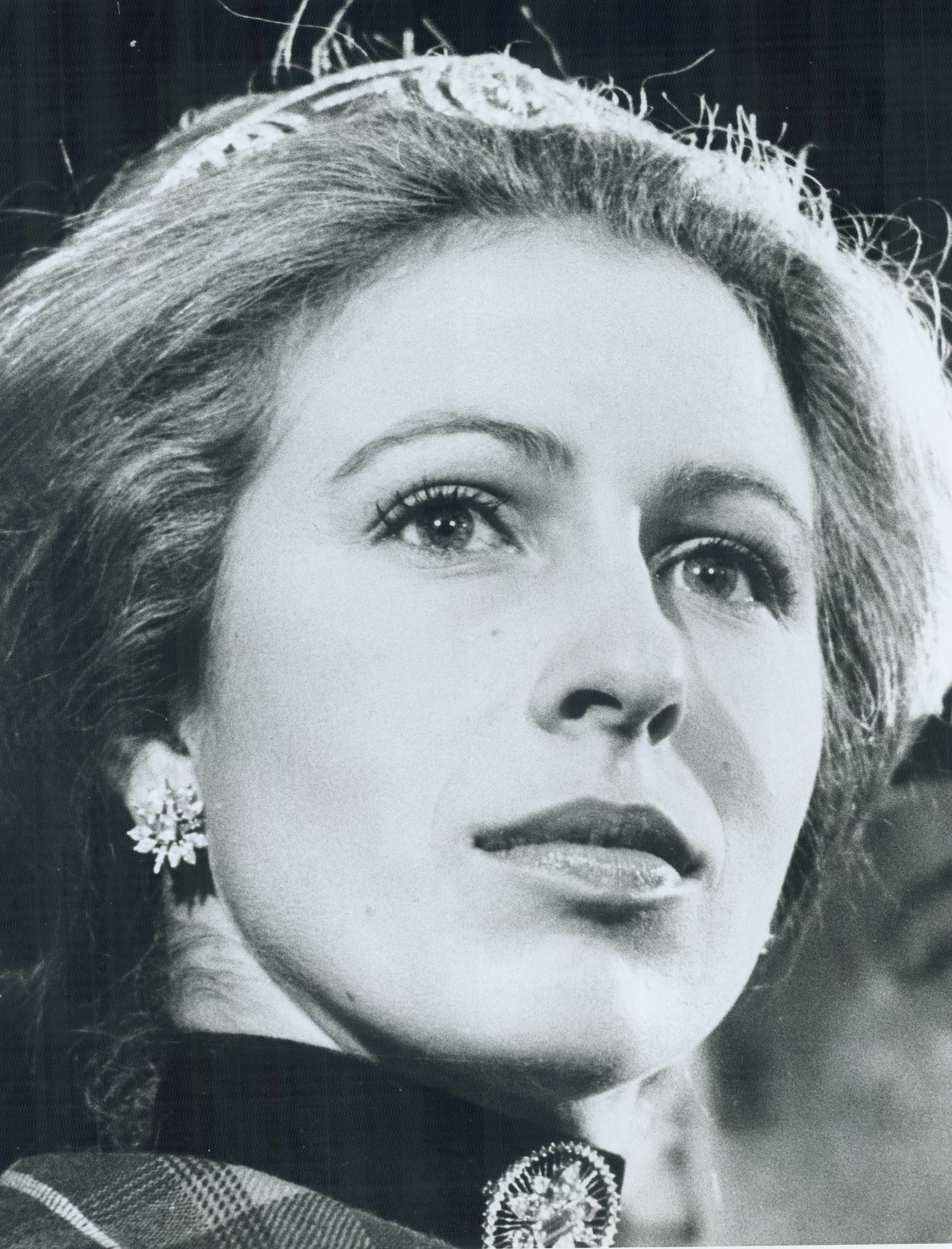 La princesse Anne lors d'une tournée royale le 17 novembre 1974, au Canada | Source : Getty Images