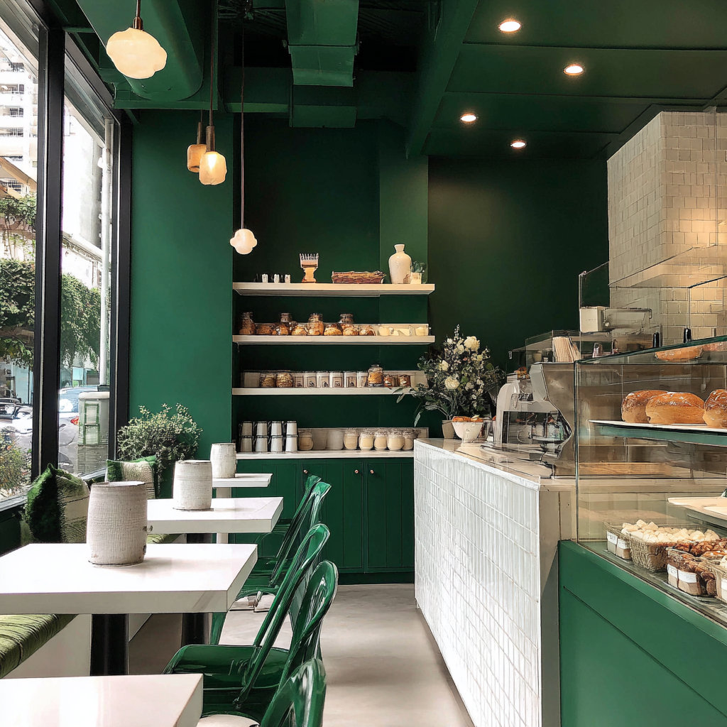 L'intérieur d'une boulangerie | Source : Midjourney