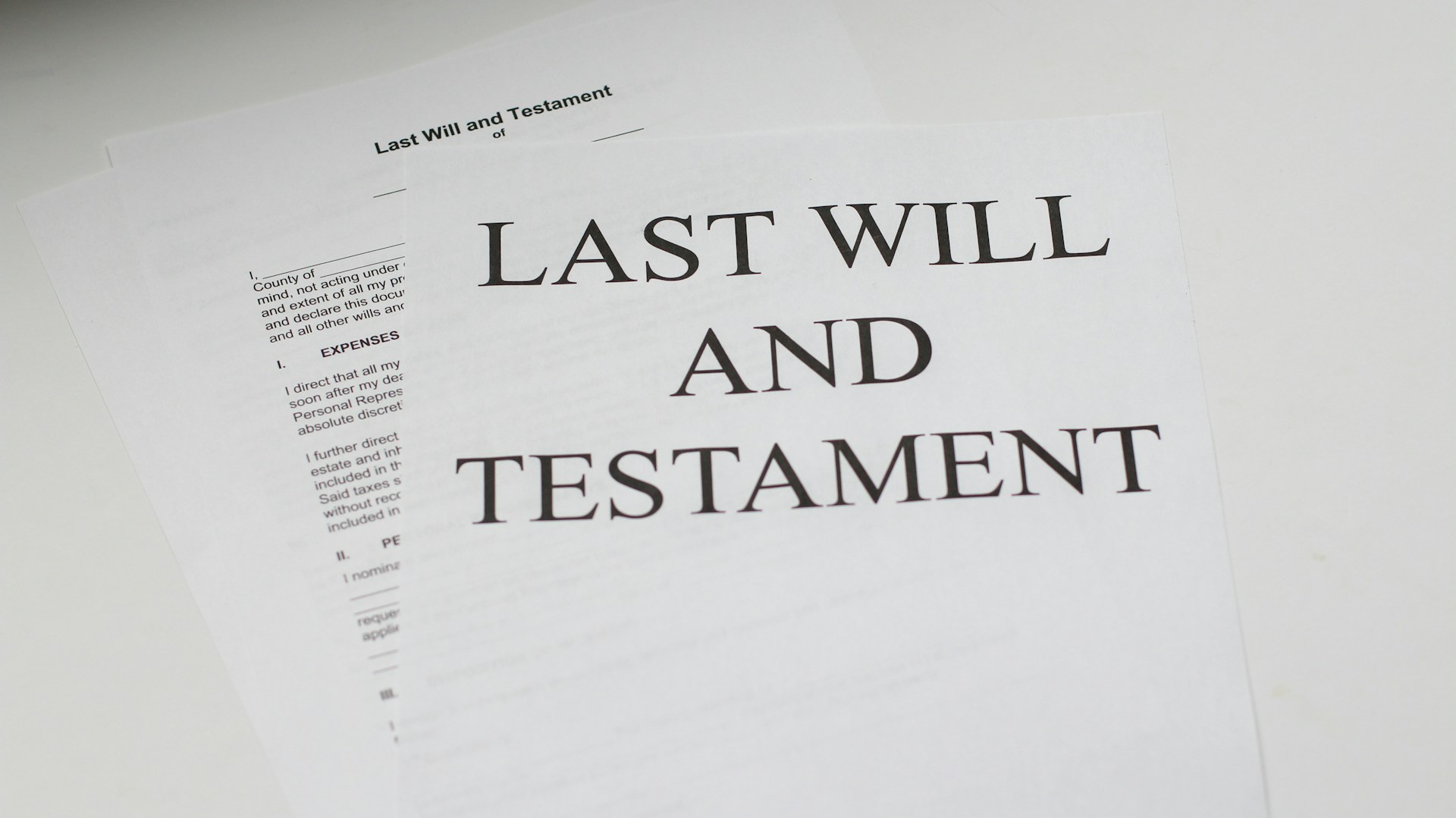 Un testament | Source : Unsplash