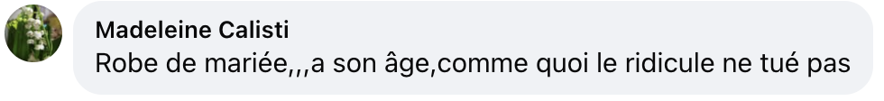 Commentaire d'une internaute concernant la tenue de Brigitte Macron | Source : Facebook/Gala