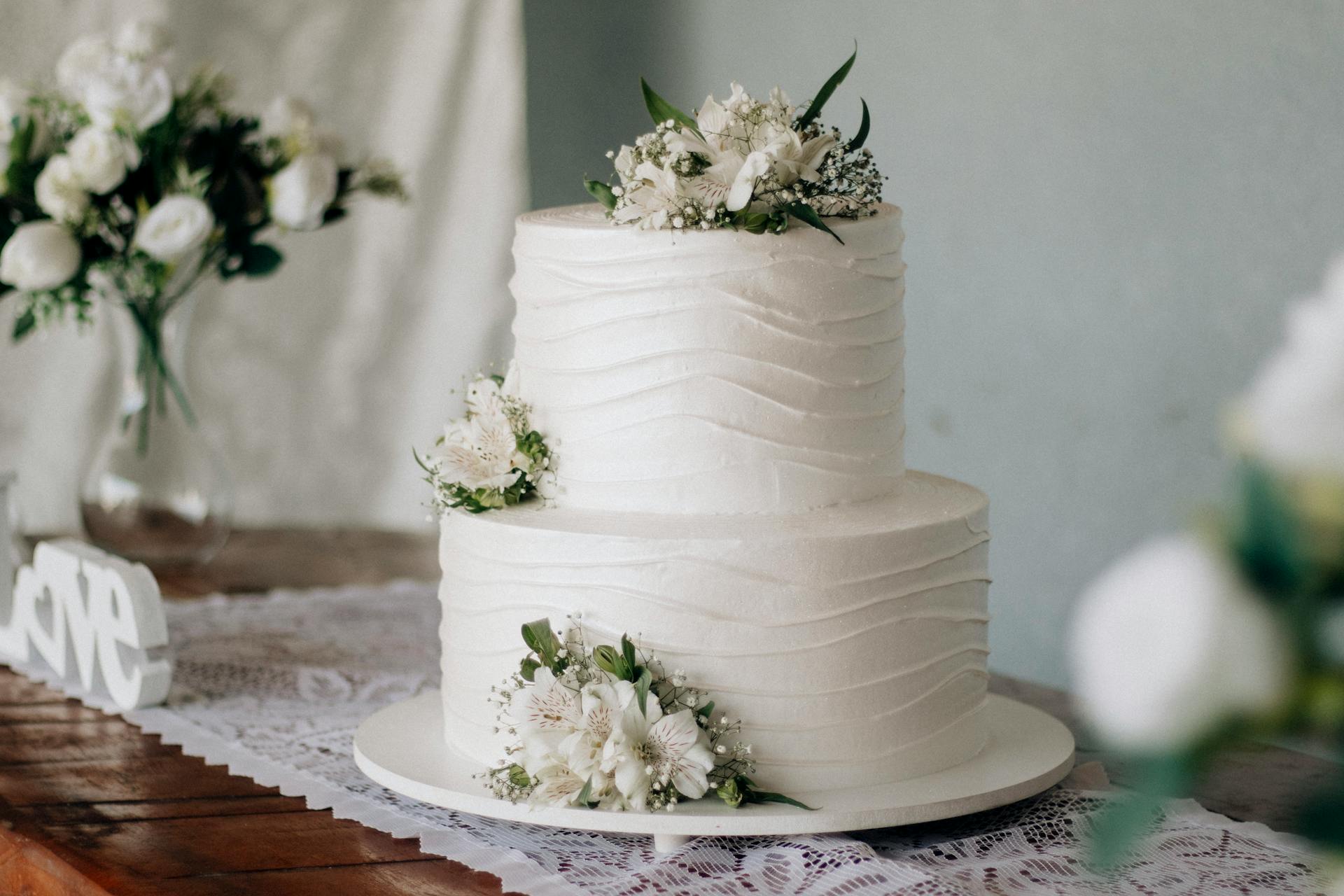 Un gâteau de mariage | Source : Pexels