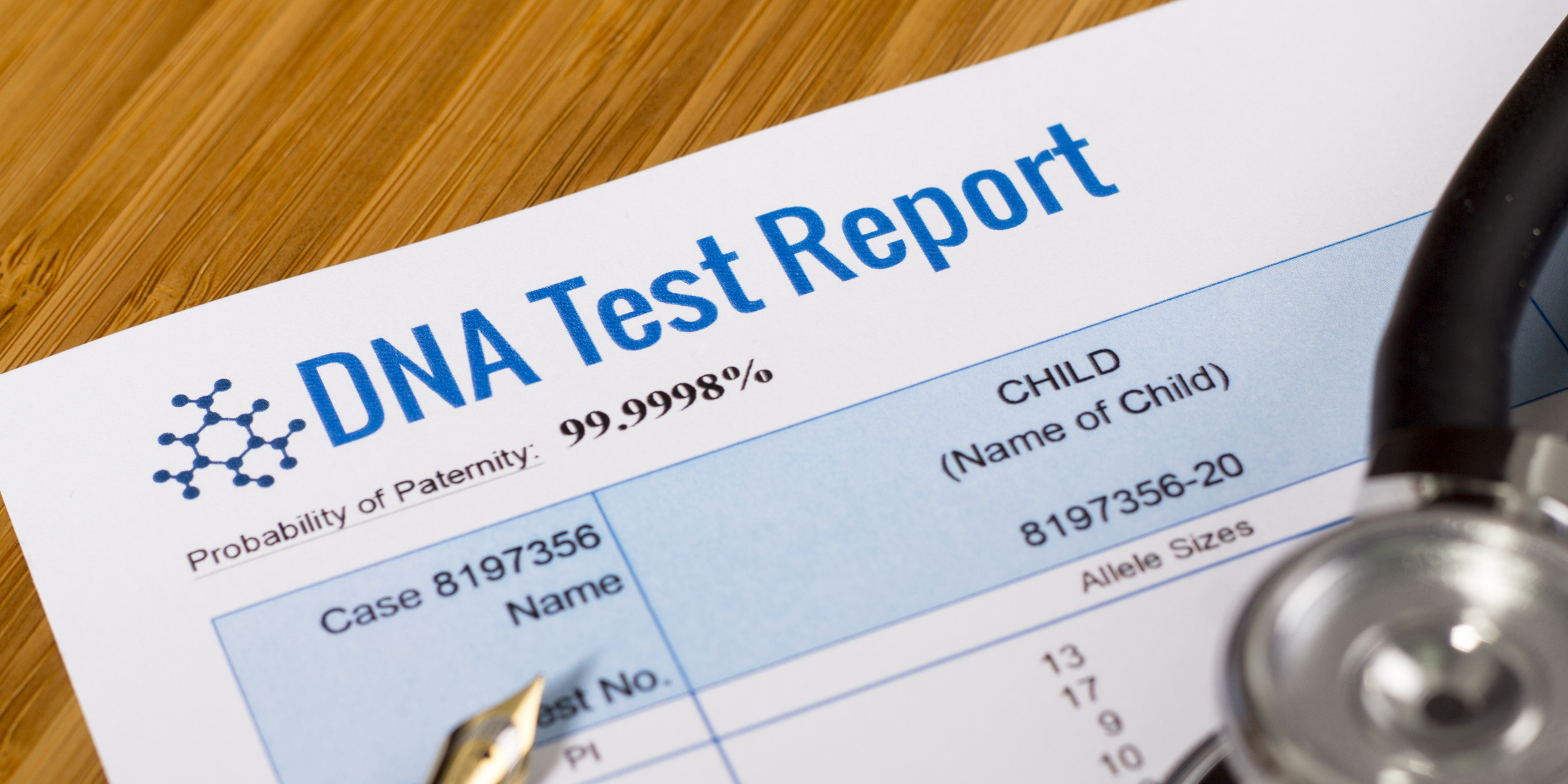 Un rapport de test ADN | Source : Shutterstock