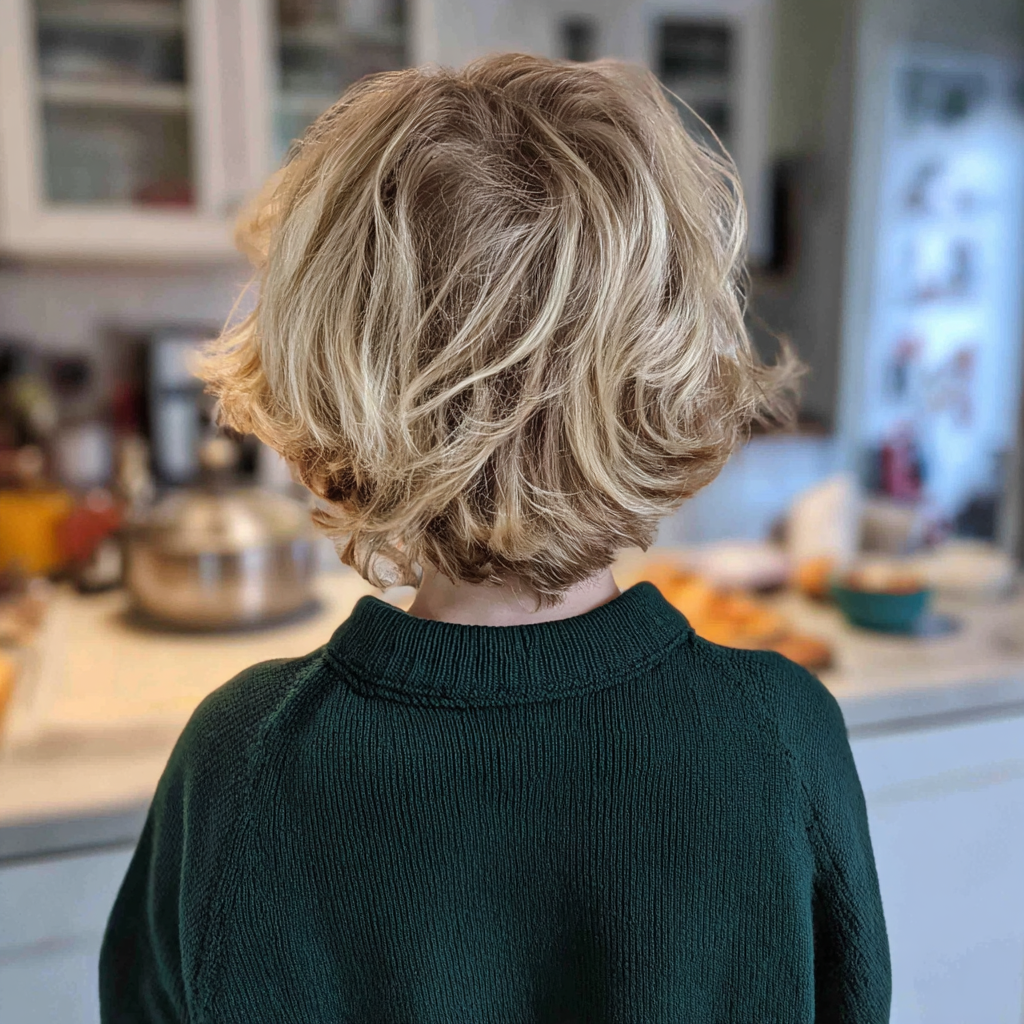 Un petit garçon dans une cuisine | Source : Midjourney