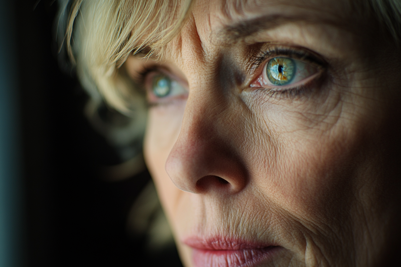 Une femme qui regarde quelqu'un | Source : Midjourney