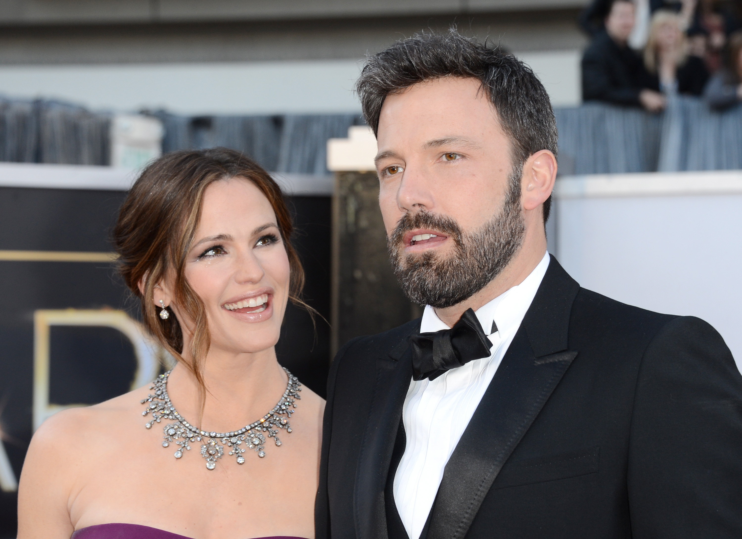 Jennifer Garner et Ben Affleck aux Oscars, le 24 février 2013, à Hollywood, en Californie. | Source : Getty Images