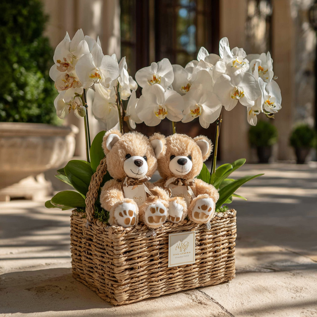 Un panier cadeau | Source : Midjourney