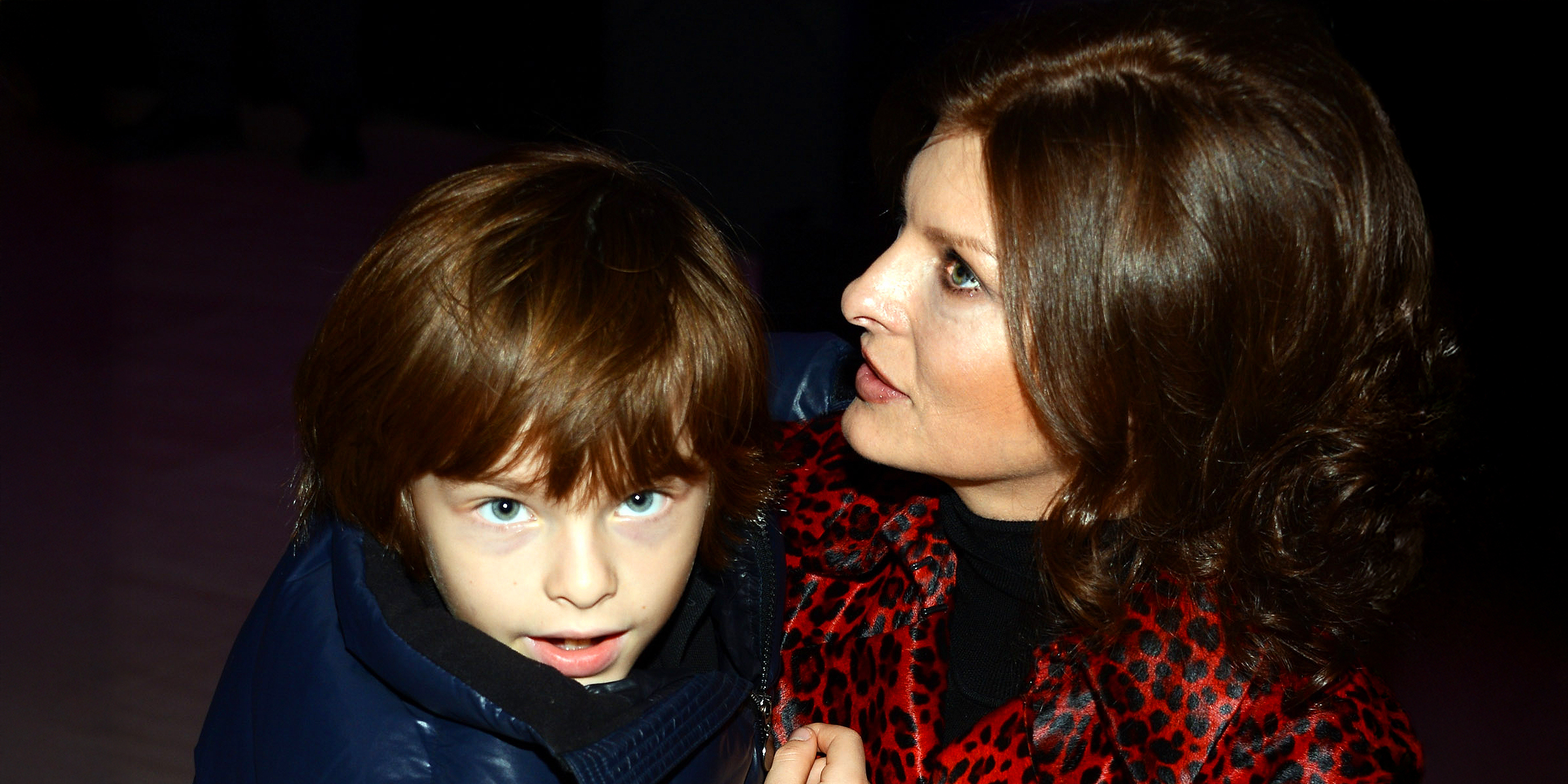 Linda Evangelista et son fils Augustin | Source : Getty Images