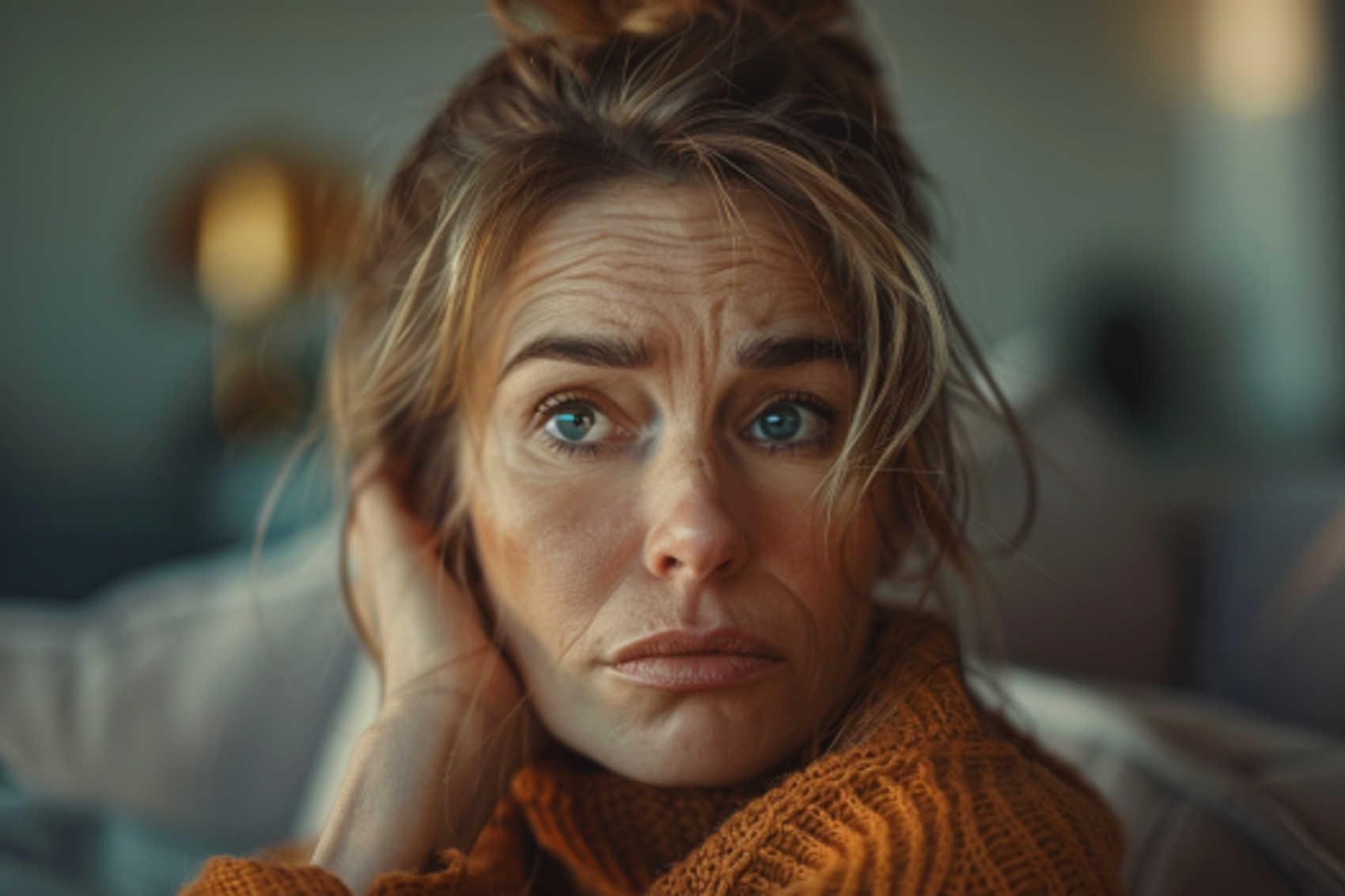 Femme visiblement préoccupée | Source : Midjourney