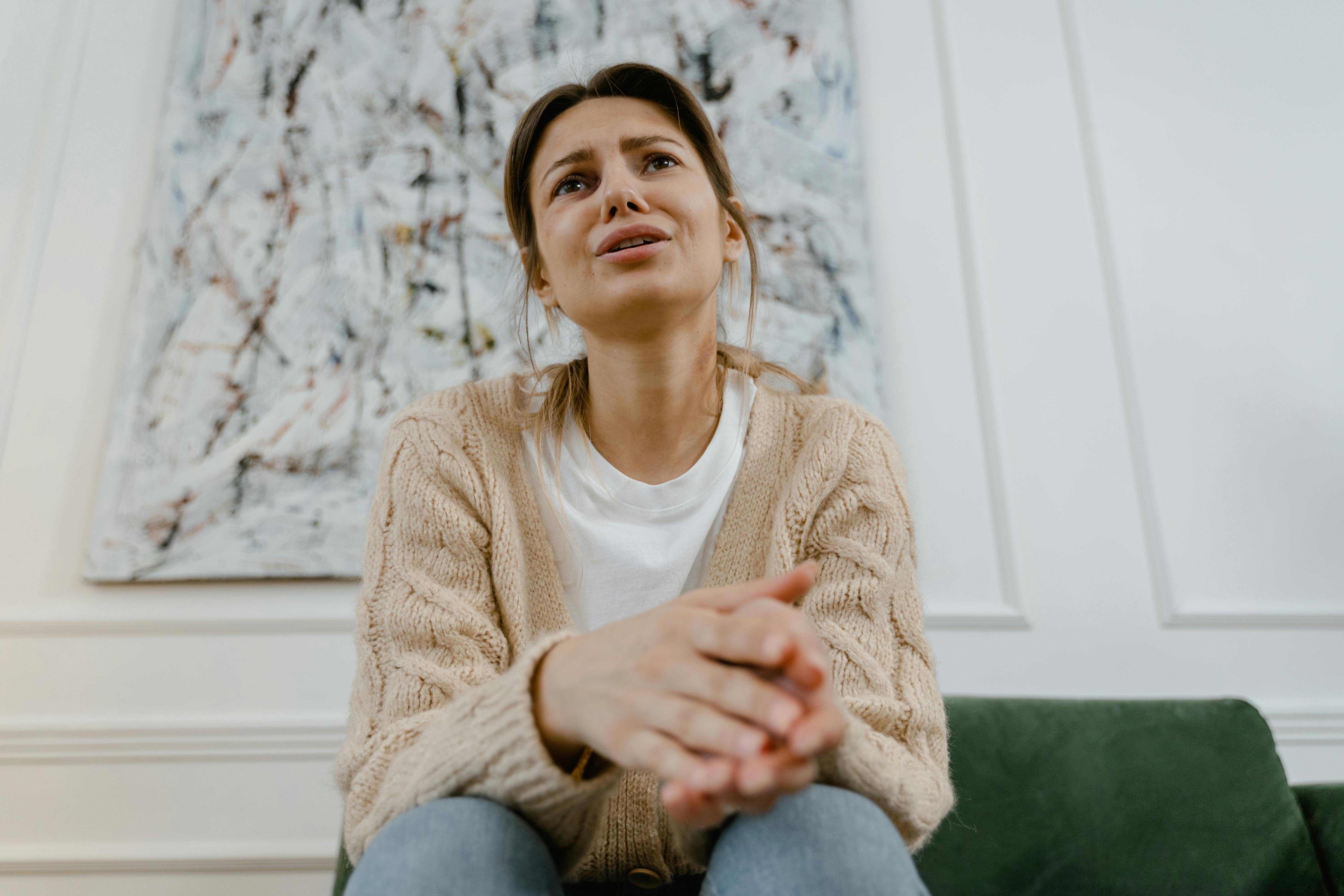 Une femme bouleversée | Source : Pexels