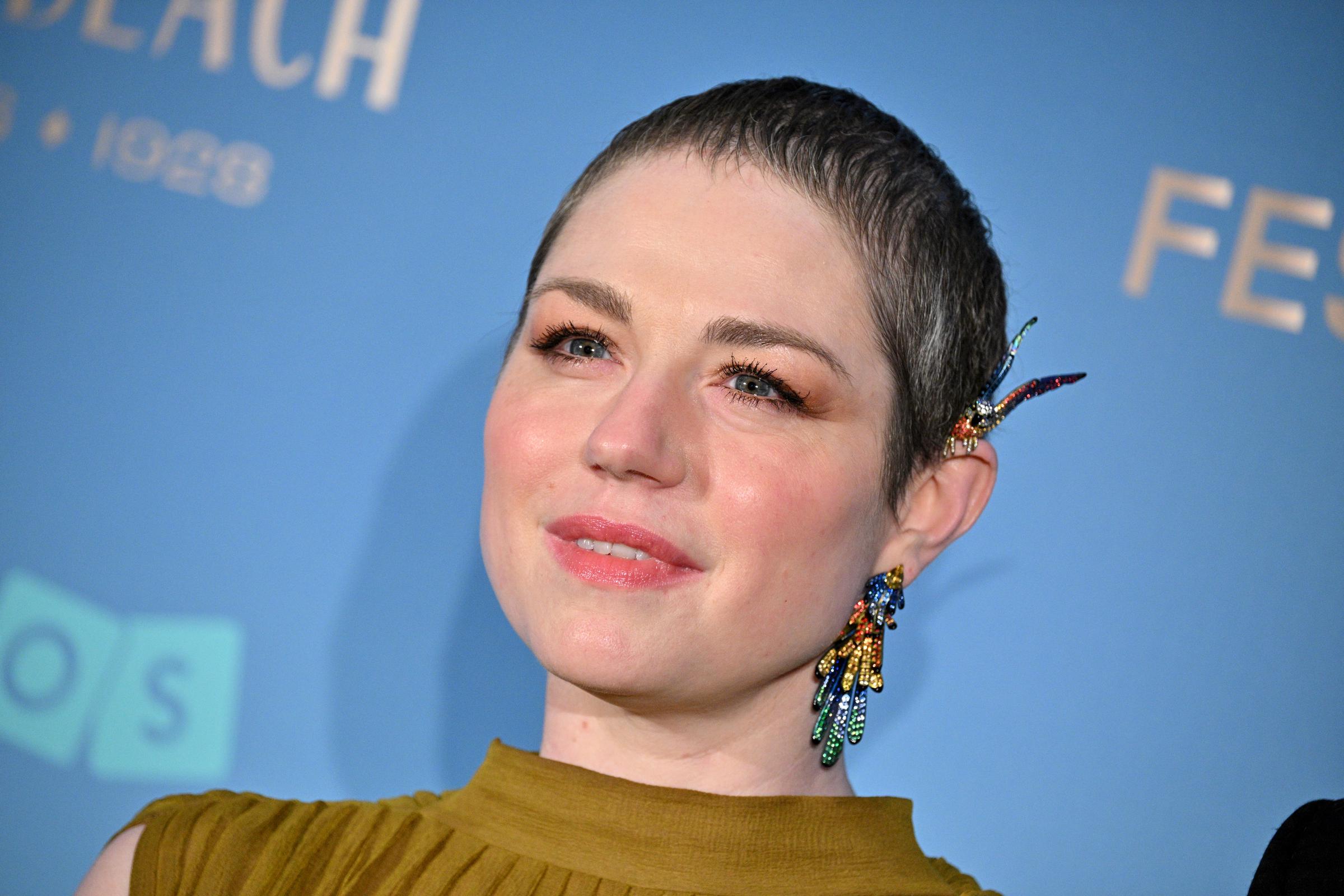 Émilie Dequenne assiste à la cérémonie d'ouverture du dîner officiel de gala lors du 77e Festival de Cannes au Casino Le Palm Beach, le 14 mai 2024 à Cannes, en France I Source : Getty Images