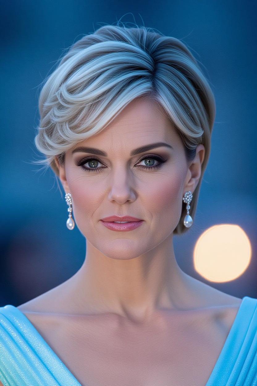 Une image générée par l'IA de Catherine, princesse de Galles, avec une coiffure différente | Source : Grok
