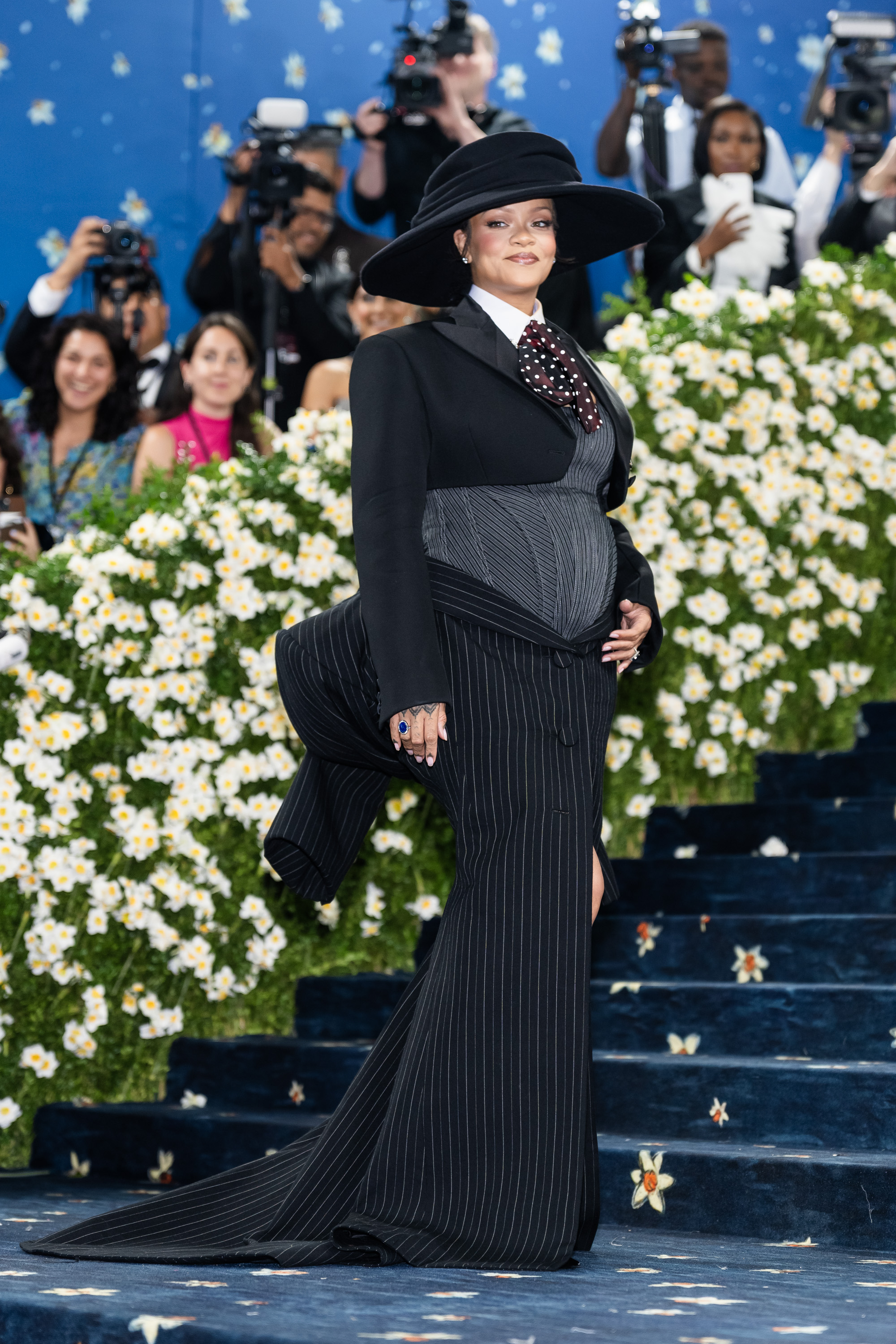 Rihanna assiste au 2025 Met Gala au Metropolitan Museum of Art à New York le 5 mai 2025 | Source : Getty Images
