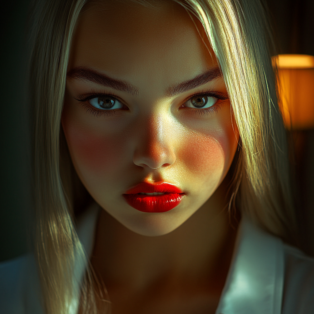 Une femme sérieuse | Source : Midjourney