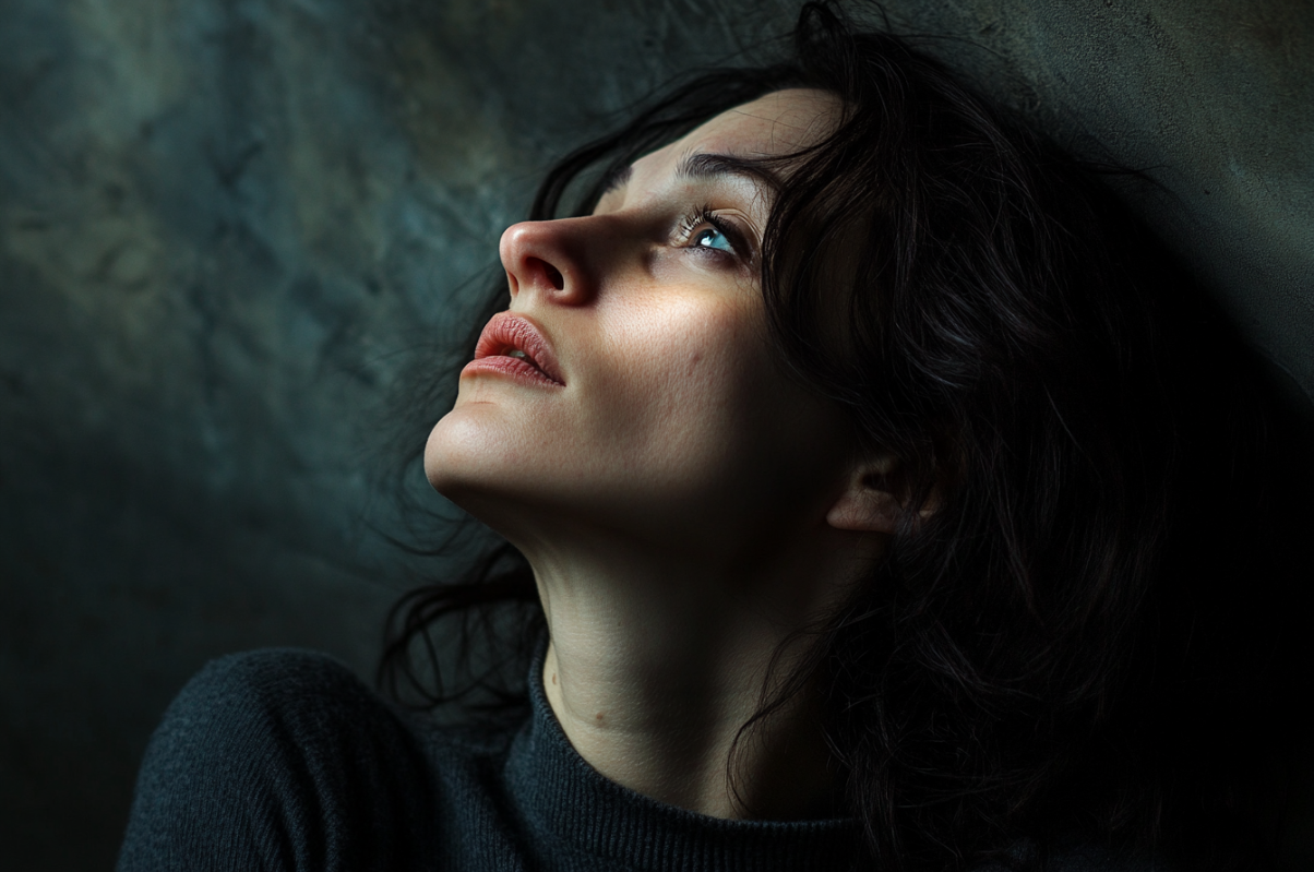 Une femme triste | Source : Midjourney