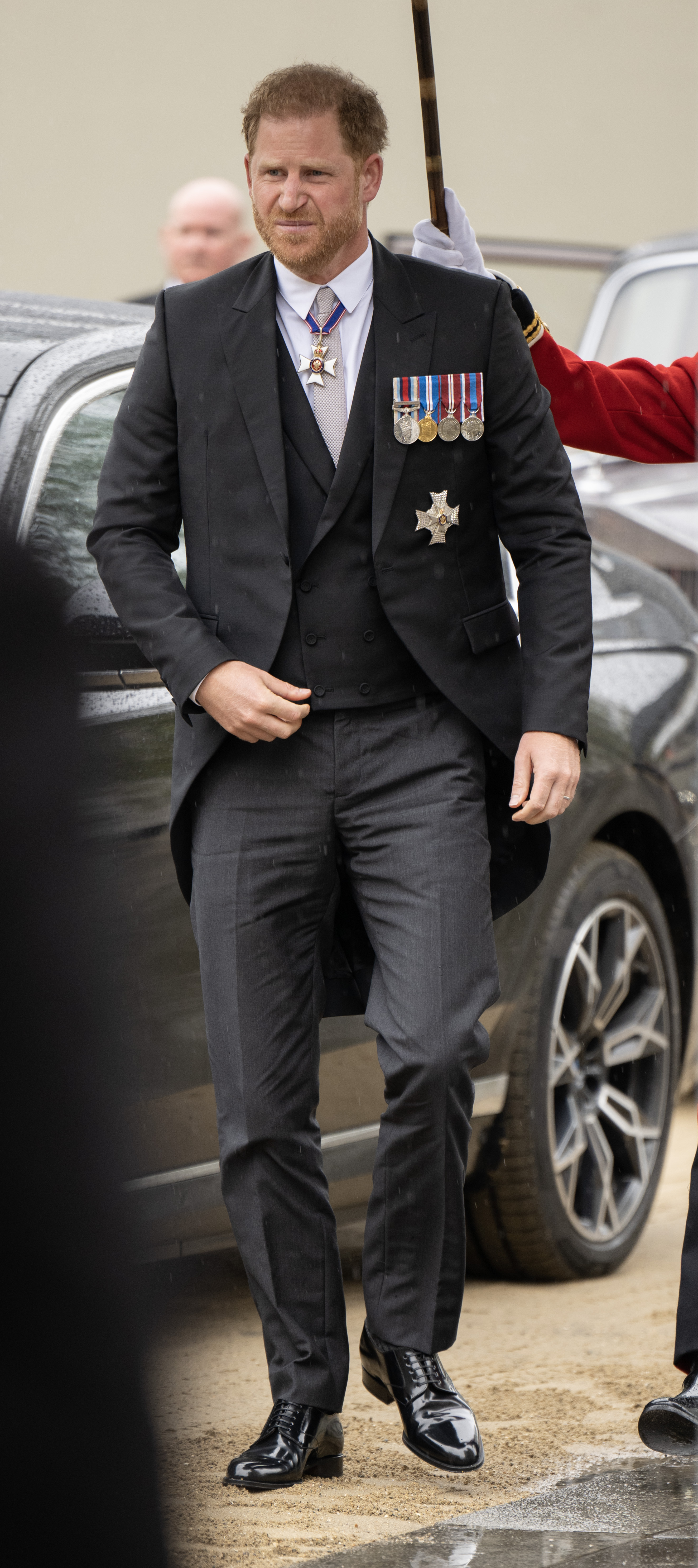 Le prince Harry à l'abbaye de Westminster le 6 mai 2023 à Londres, Angleterre | Source : Getty Images