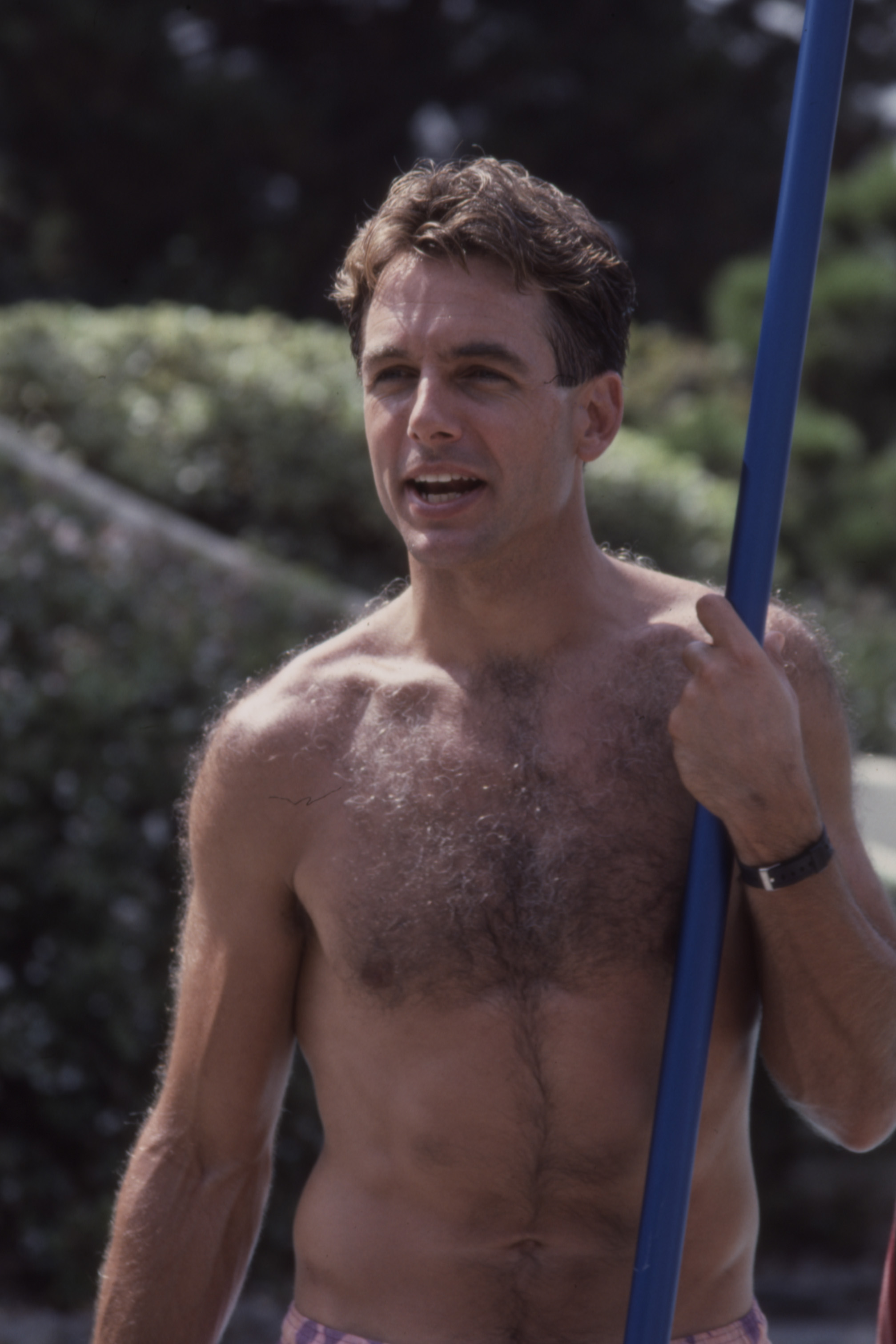 L'acteur sur le tournage du téléfilm « Le Prince de Bel Air », 1986 | Source : Getty Images