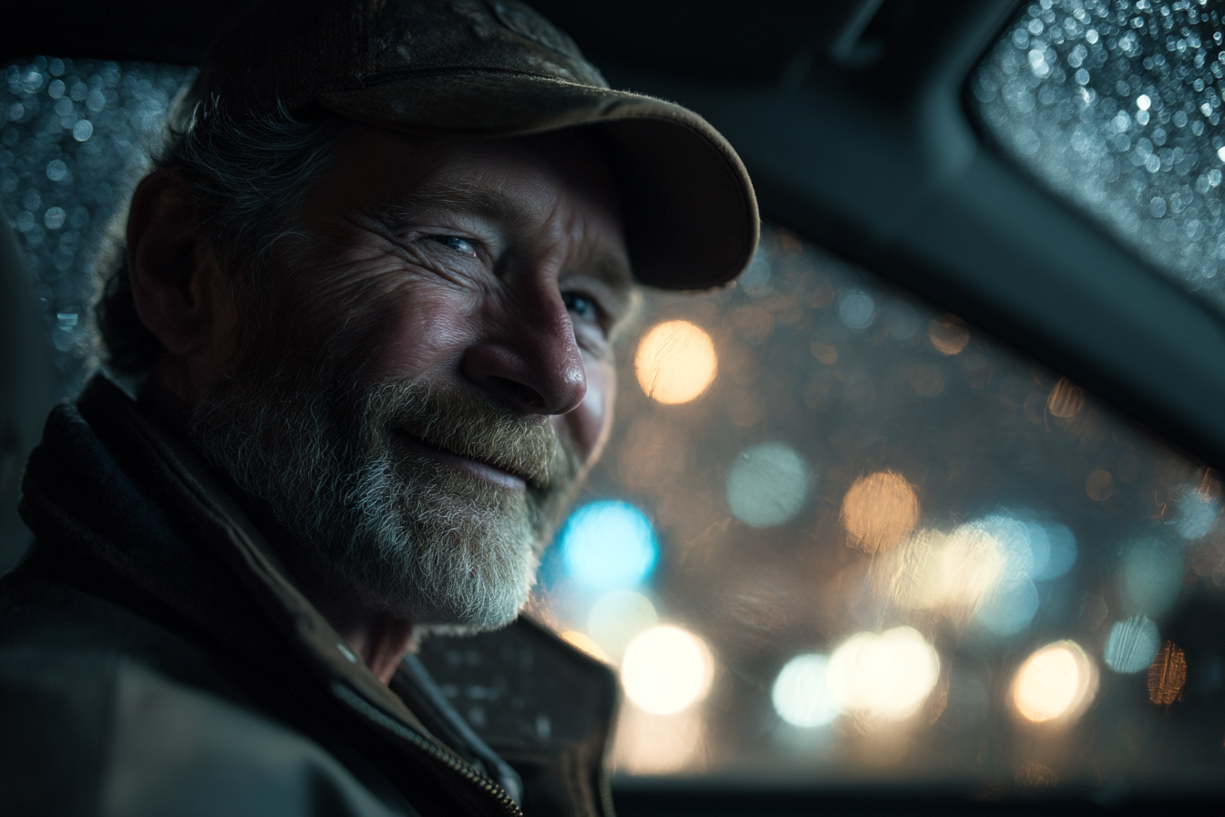 Un homme dans une voiture | Source : Midjourney