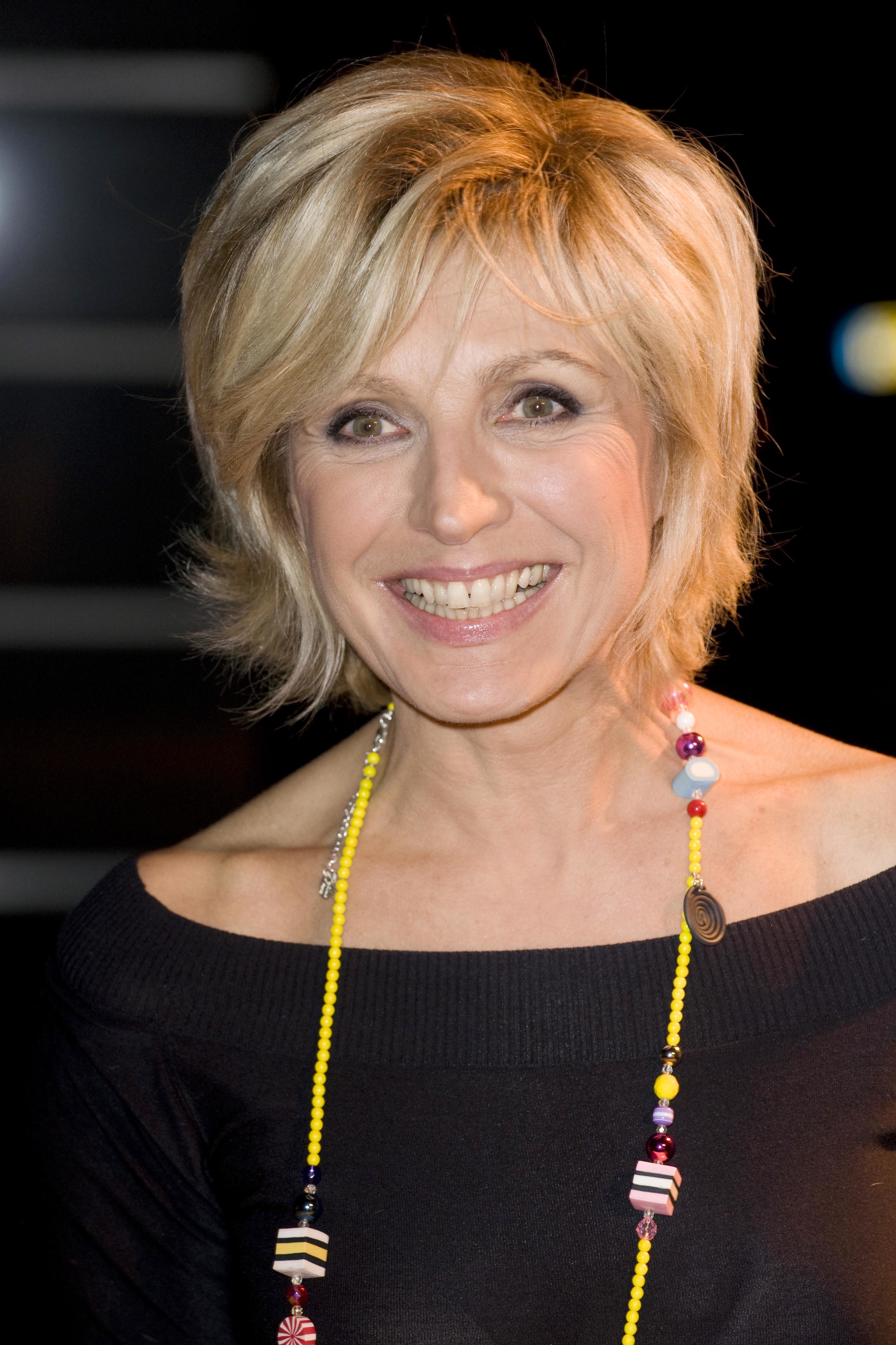 Evelyne Dheliat à la conférence de presse de TF1 I Source : Getty Images