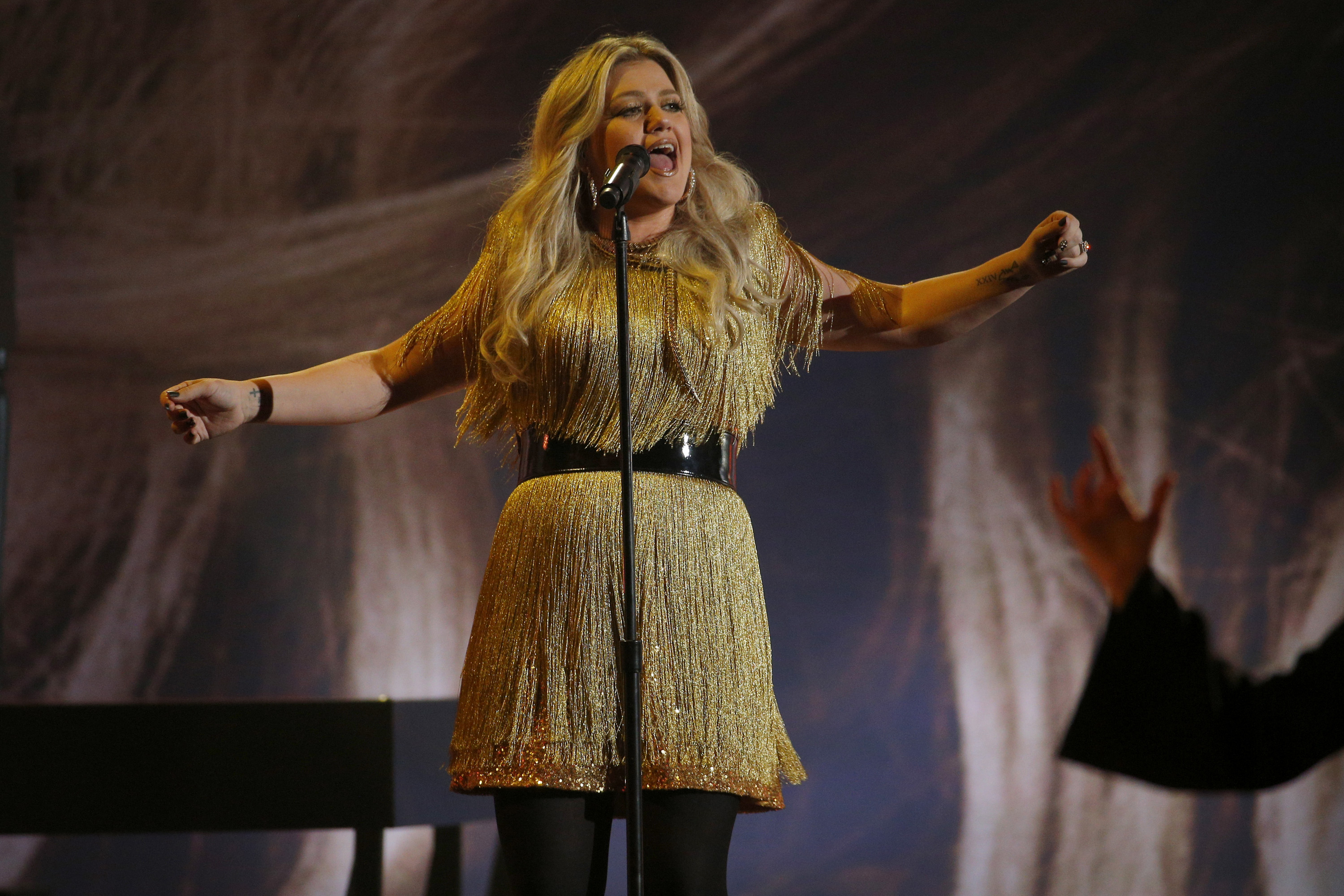 Kelly Clarkson lors des Billboard Music Awards – saison 2018 | Source : Getty Images