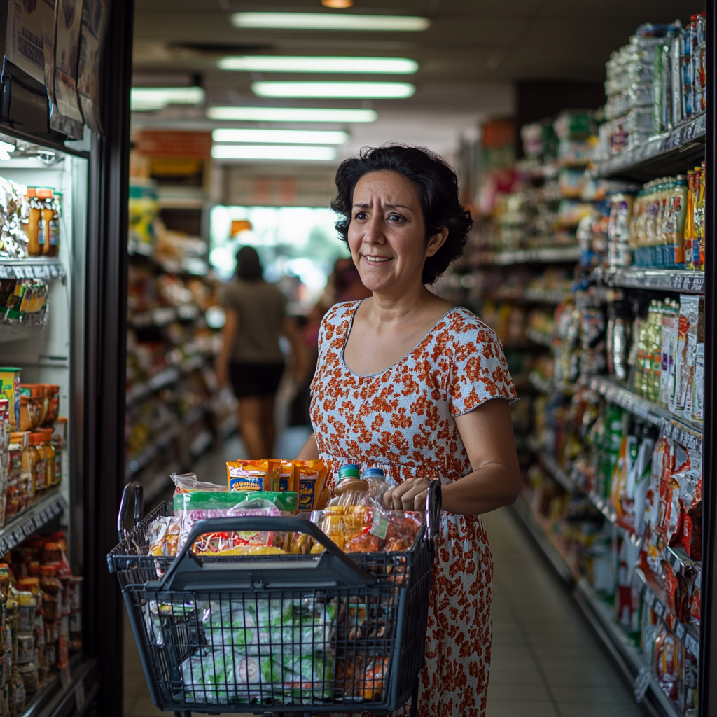 Une femme heureuse et reconnaissante | Source : Midjourney