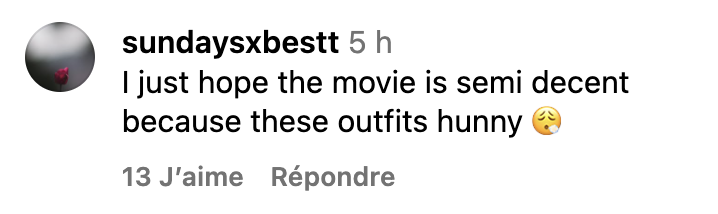 Commentaire d'un internaute I Source : https://www.instagram.com/checkthetag/p/DW20GX3gIn4/