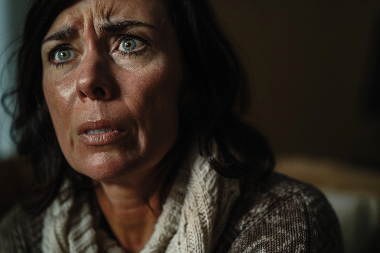 Une femme inquiète | Source : Midjourney