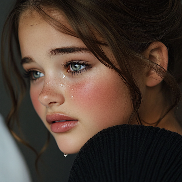 Une femme en pleurs | Source : Midjourney