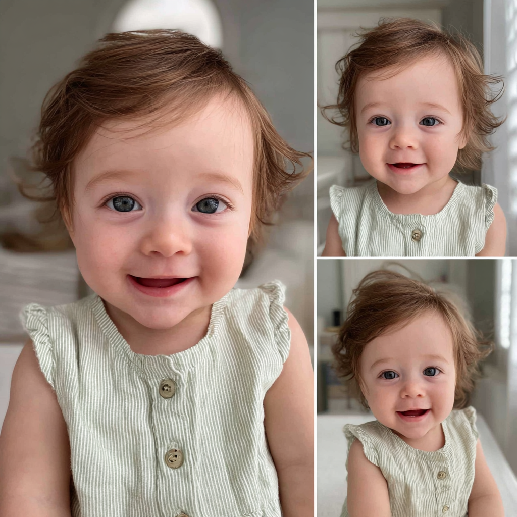 Une petite fille heureuse | Source : Midjourney