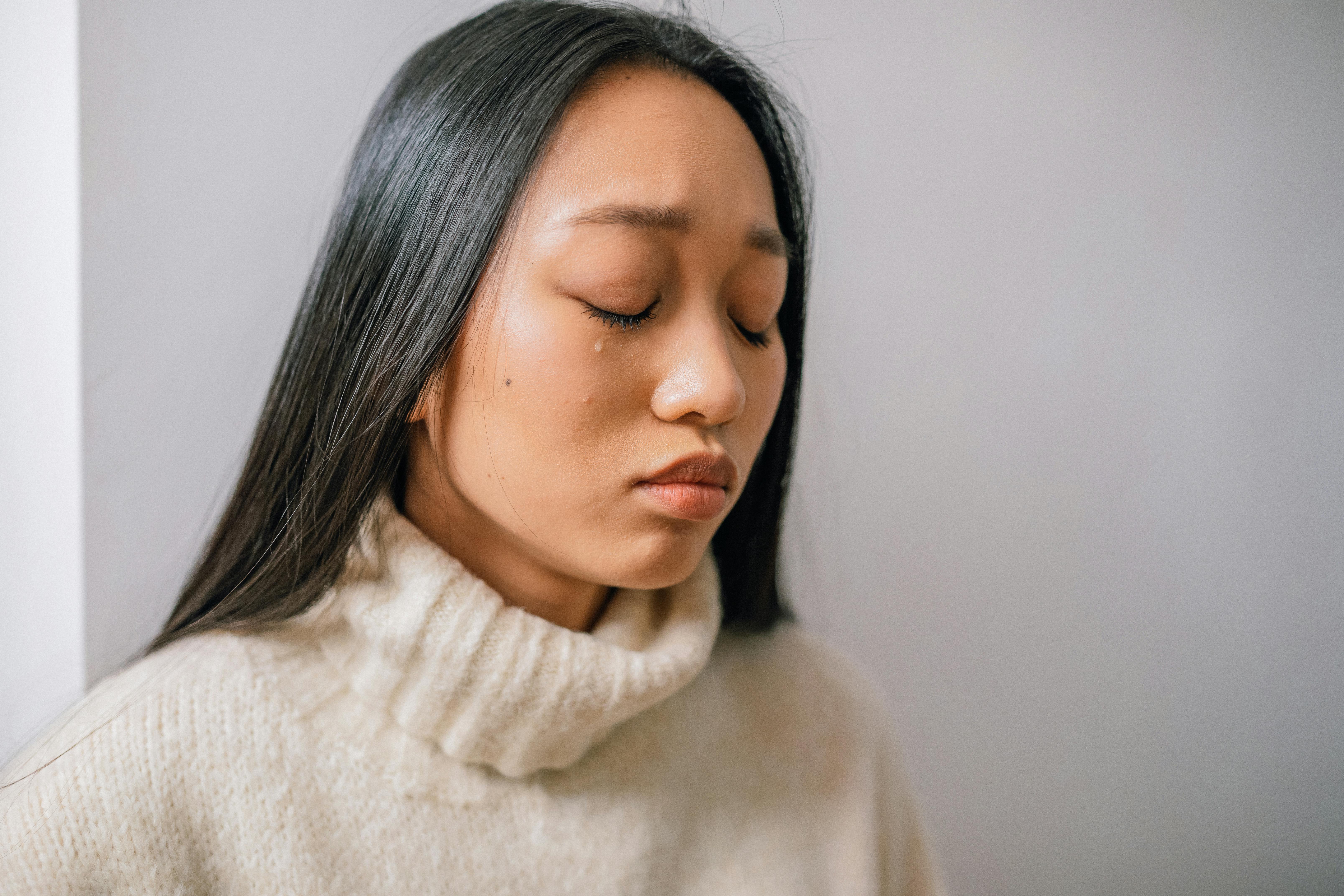 Femme en larmes | Source : Pexels