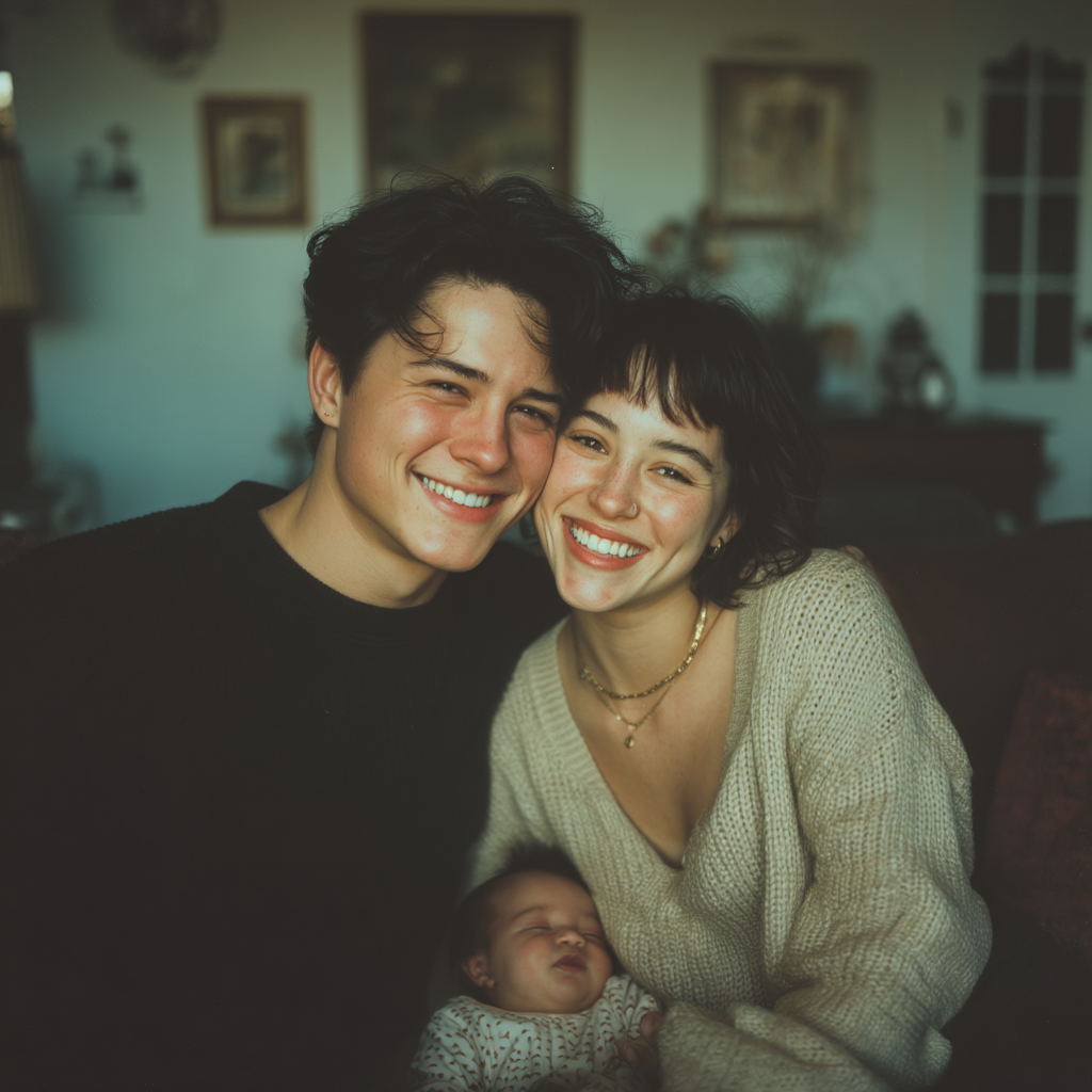 Une famille heureuse | Source : Midjourney