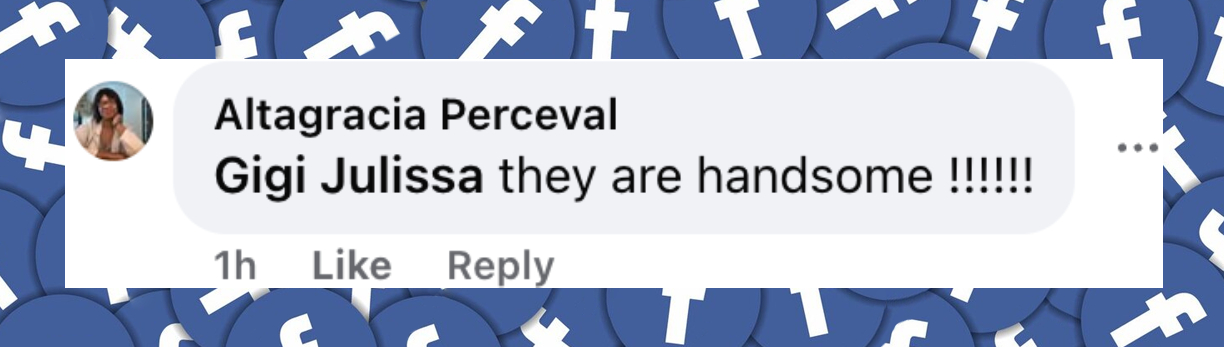 Commentaire de fan sur Henry et Johan Samuel, posté le 8 juillet 2025. | Source : Facebook/Entertainment Tonight