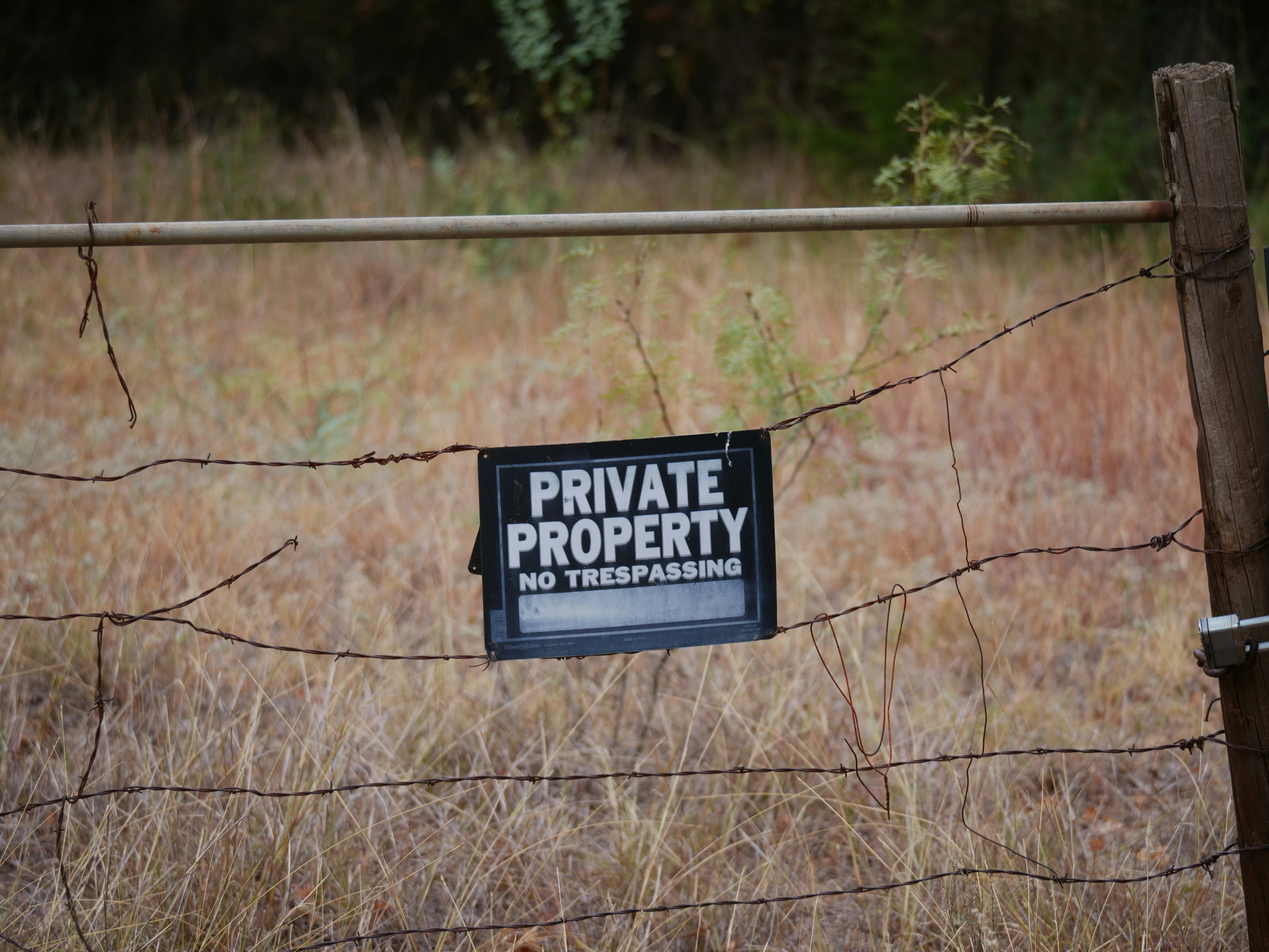 Un panneau de propriété privée | Source : Unsplash