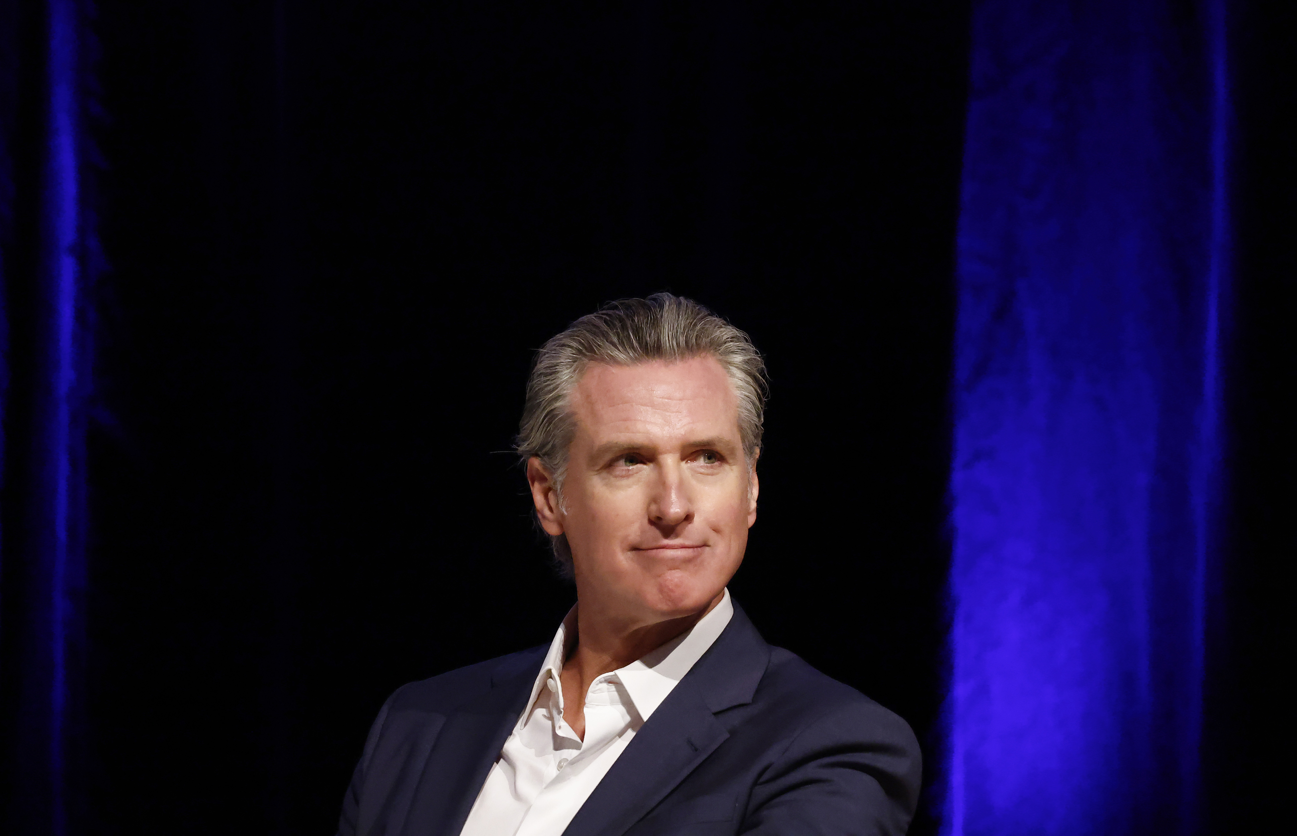 Gavin Newsom le 26 février 2025, à Monterey Park, en Californie | Source : Getty Images