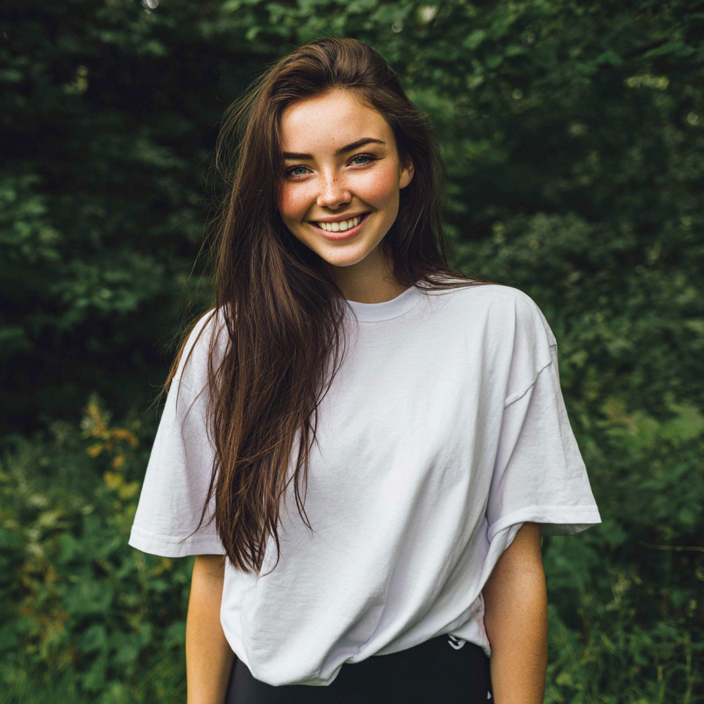 Une adolescente heureuse | Source : Midjourney