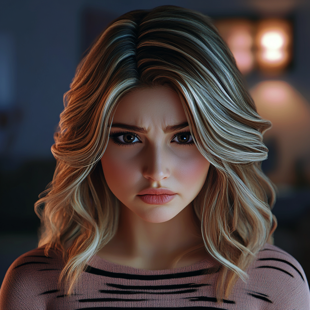 Une jeune femme en détresse | Source : Midjourney