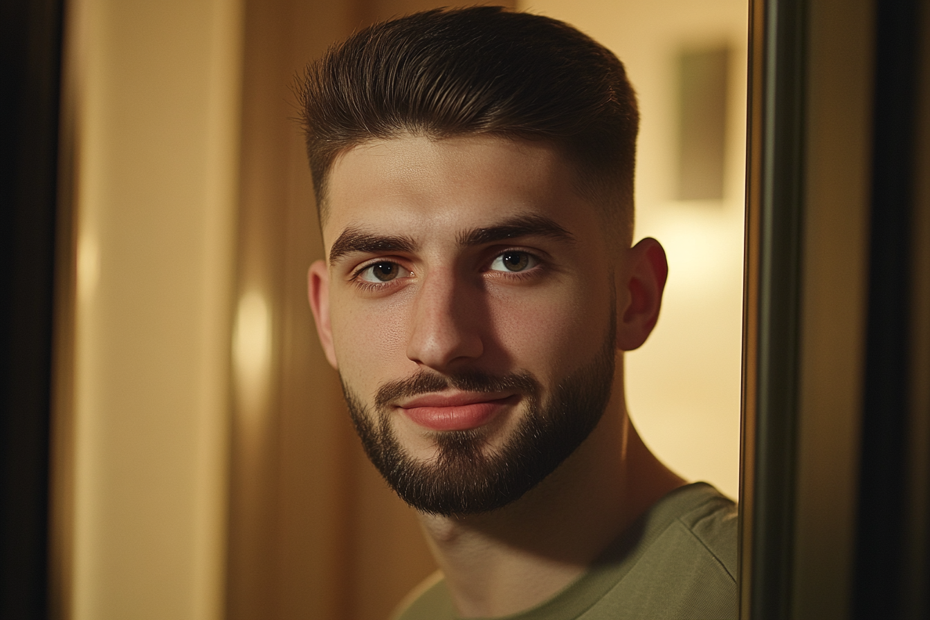 Un homme souriant | Source : Midjourney