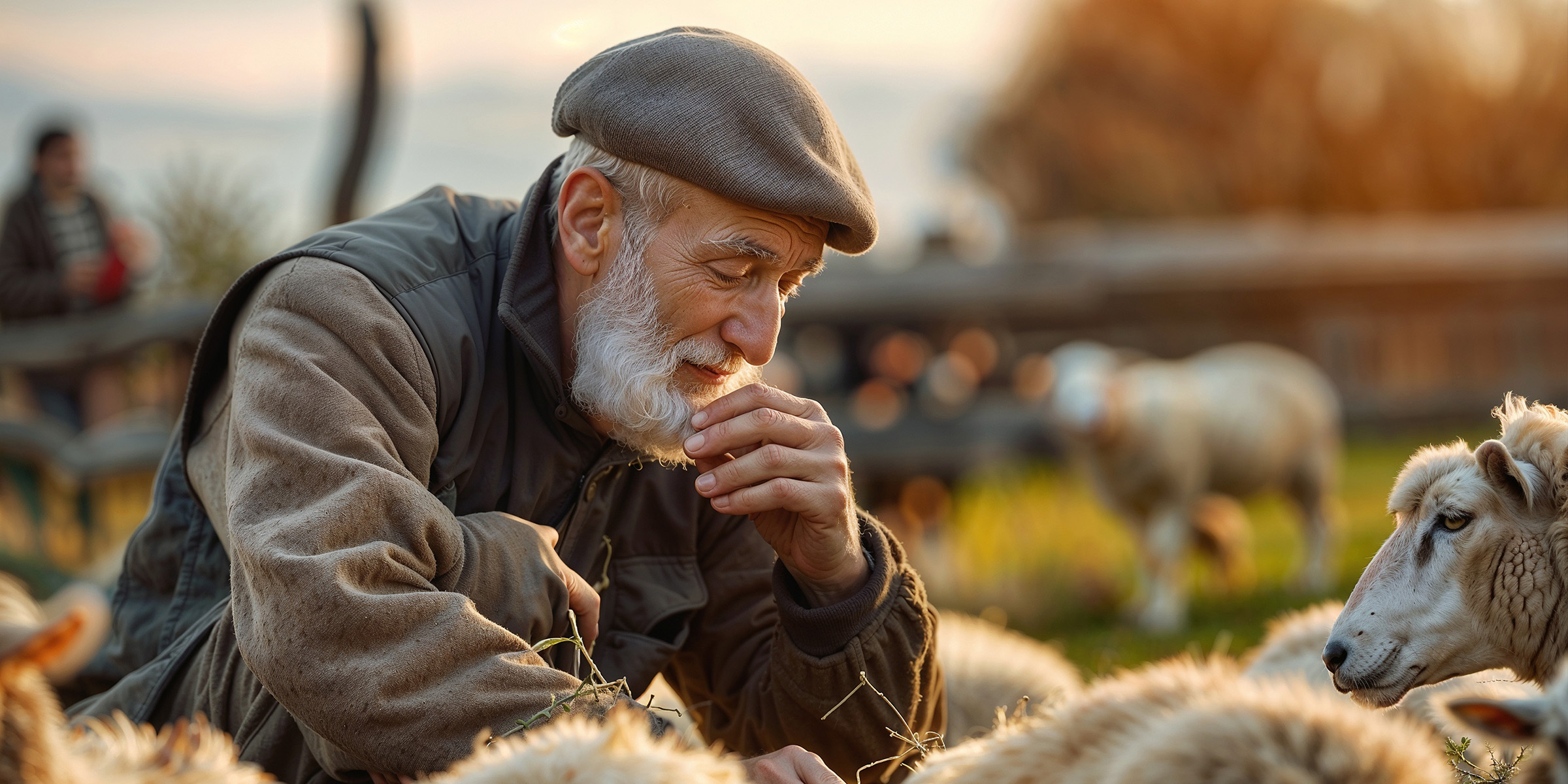 Un fermier avec son bétail | Source : Freepik