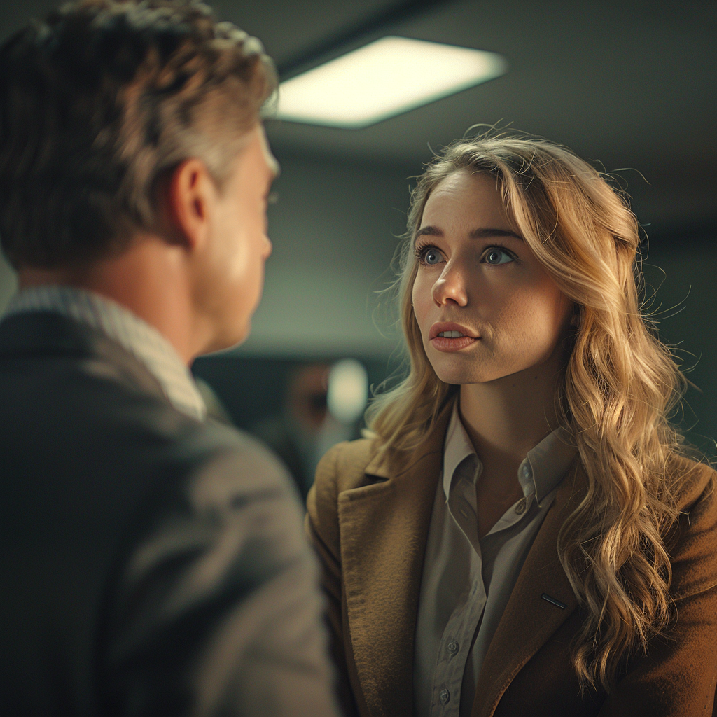 Une employée discute avec son patron | Source : Midjourney