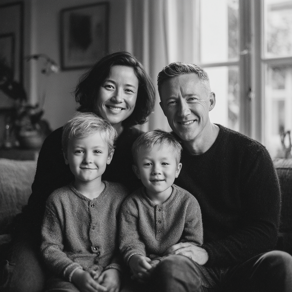 Une famille heureuse | Source : Midjourney