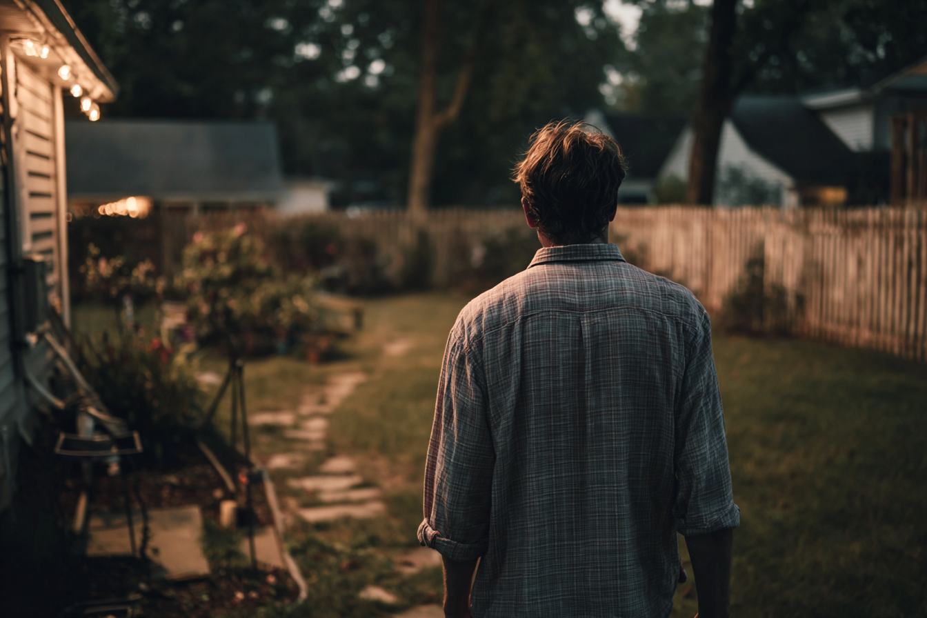 Un homme qui s'éloigne | Source : Midjourney