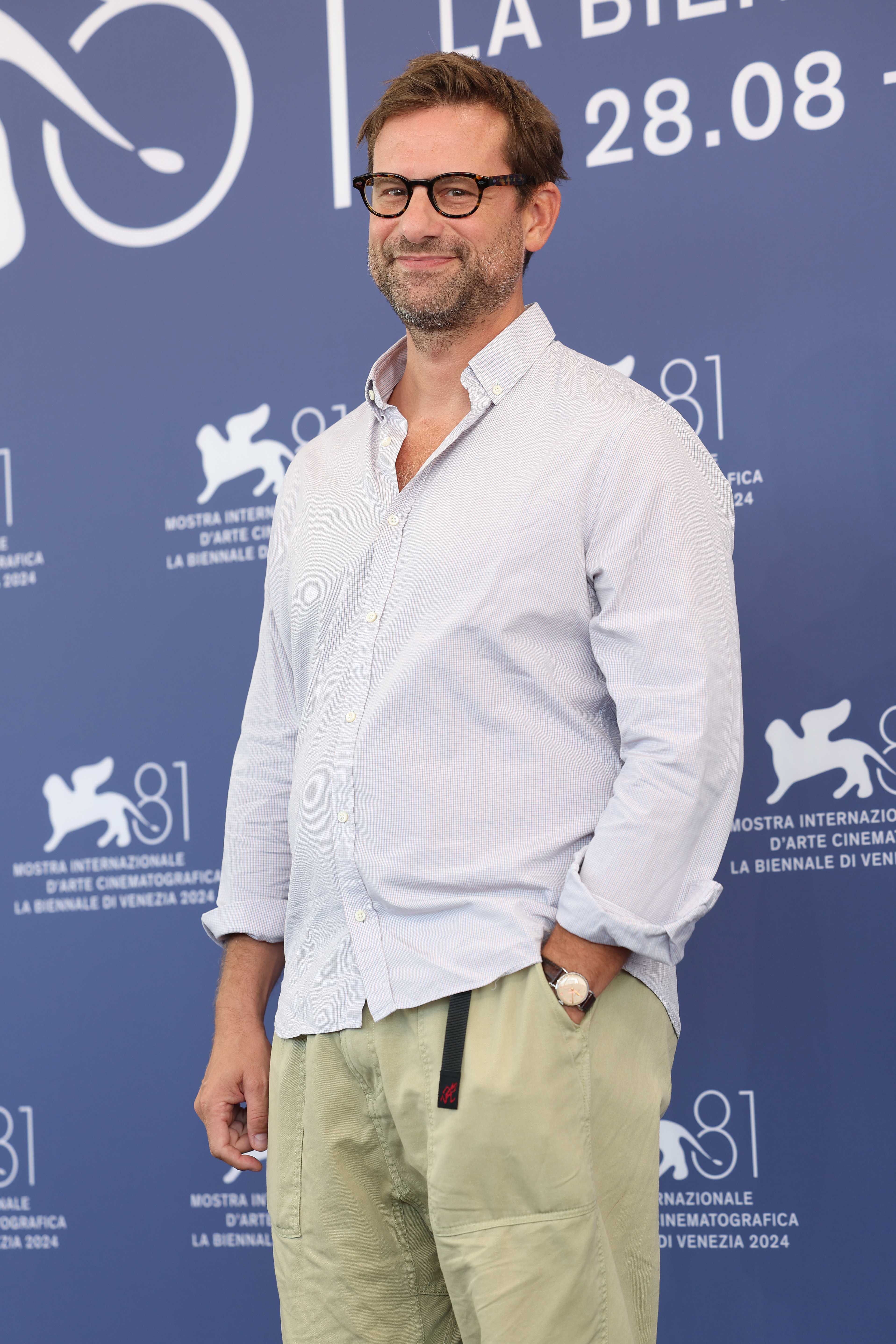 Nicolas Mathieu assiste au photocall "Leurs Enfants Après Eux" lors de la 81e Mostra internationale d'art cinématographique au Palazzo del Casino, le 31 août 2024 à Venise, en Italie I Source : Getty Images