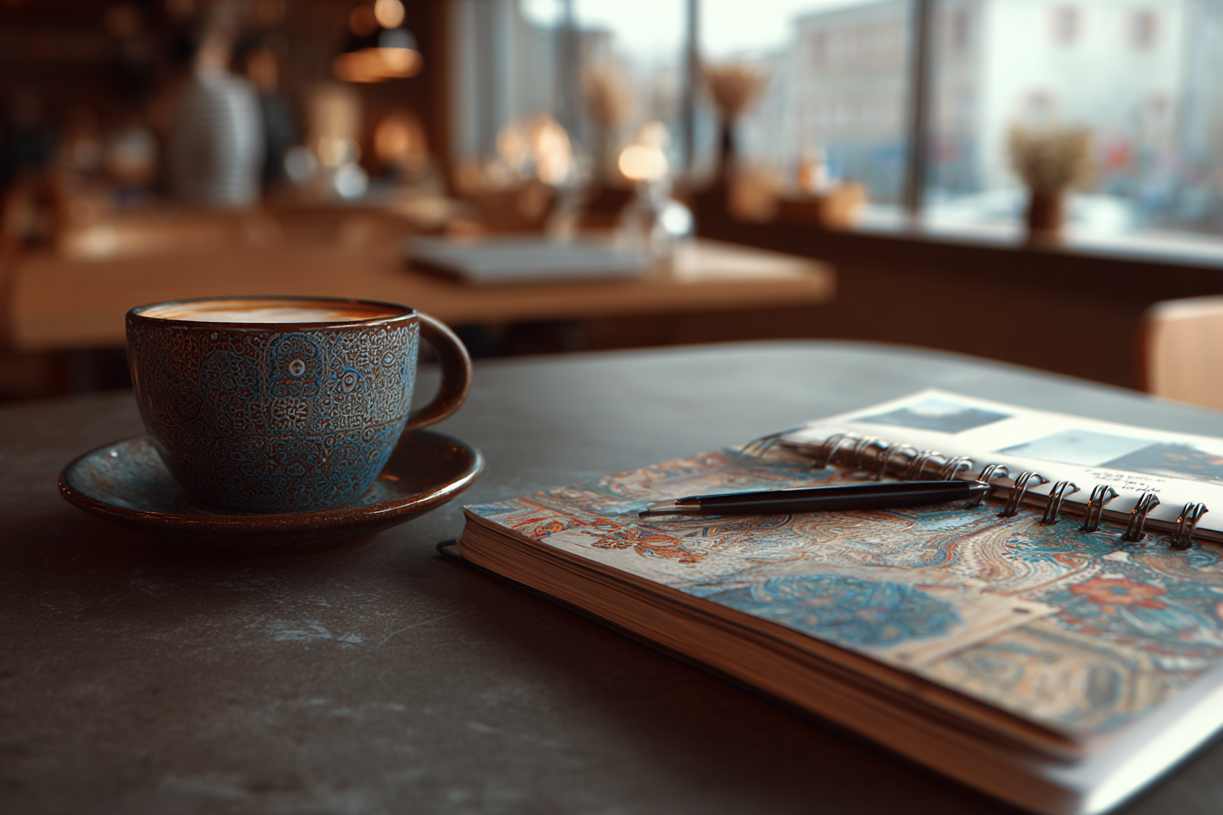 Un album sur une table | Source : Midjourney