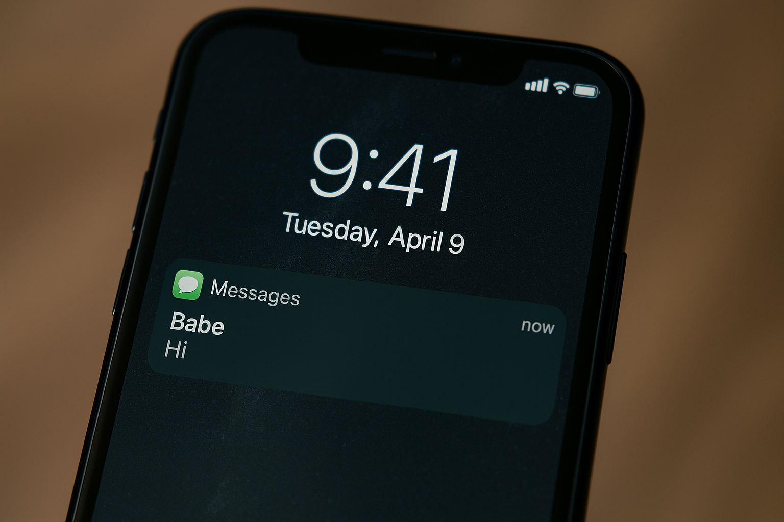 Un écran verrouillé du téléphone | Source : Sora