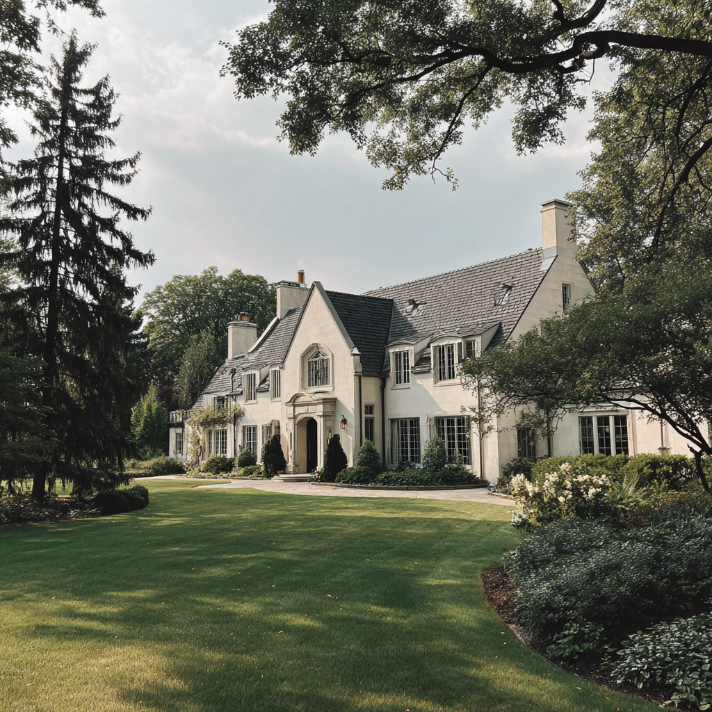 L'extérieur d'une maison | Source : Midjourney