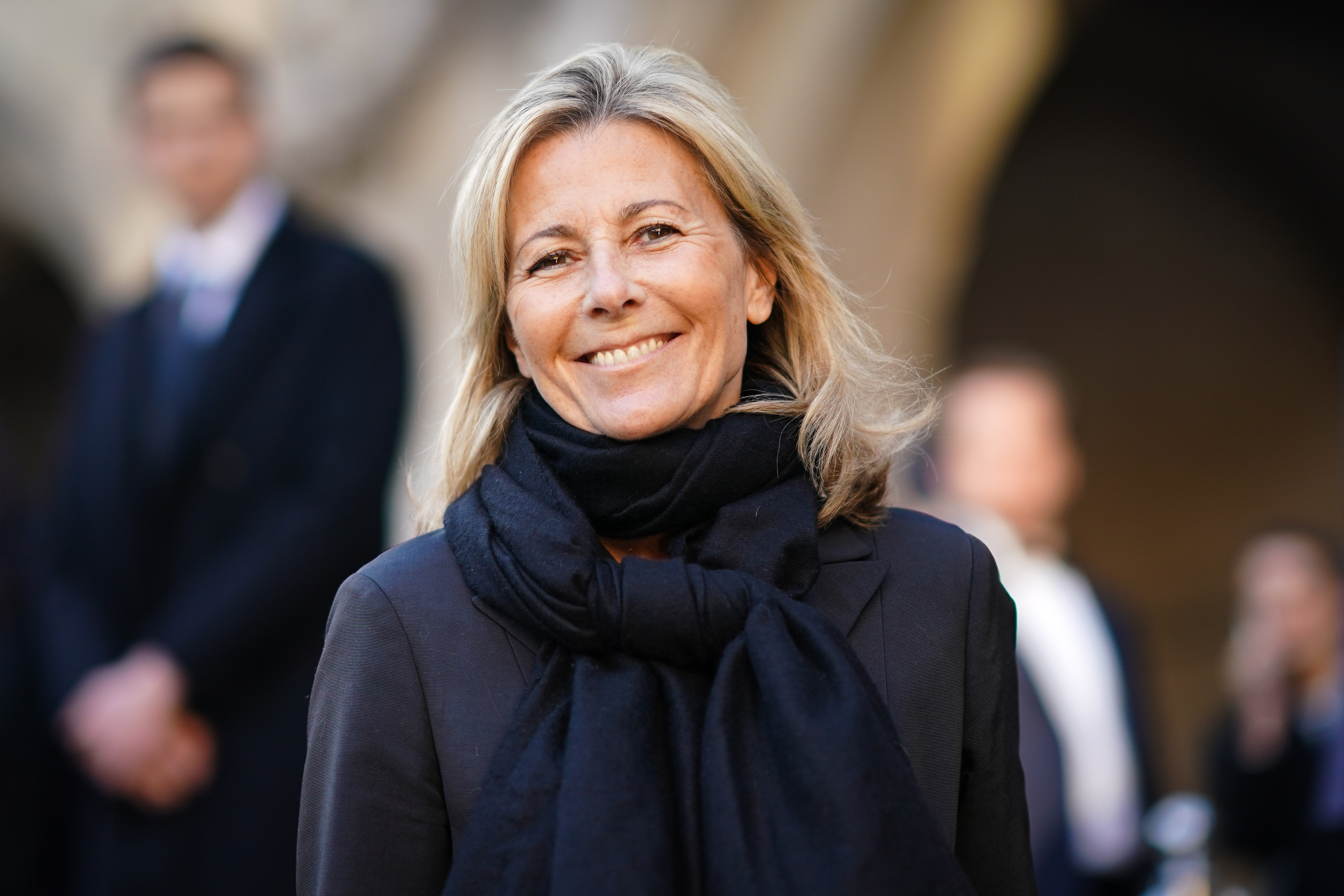 Claire Chazal, journaliste française, assiste au Gala du 350e anniversaire : Arrivées extérieures à l'Opéra Garnier le 08 mai 2019 à Paris, France I Source : Getty Images