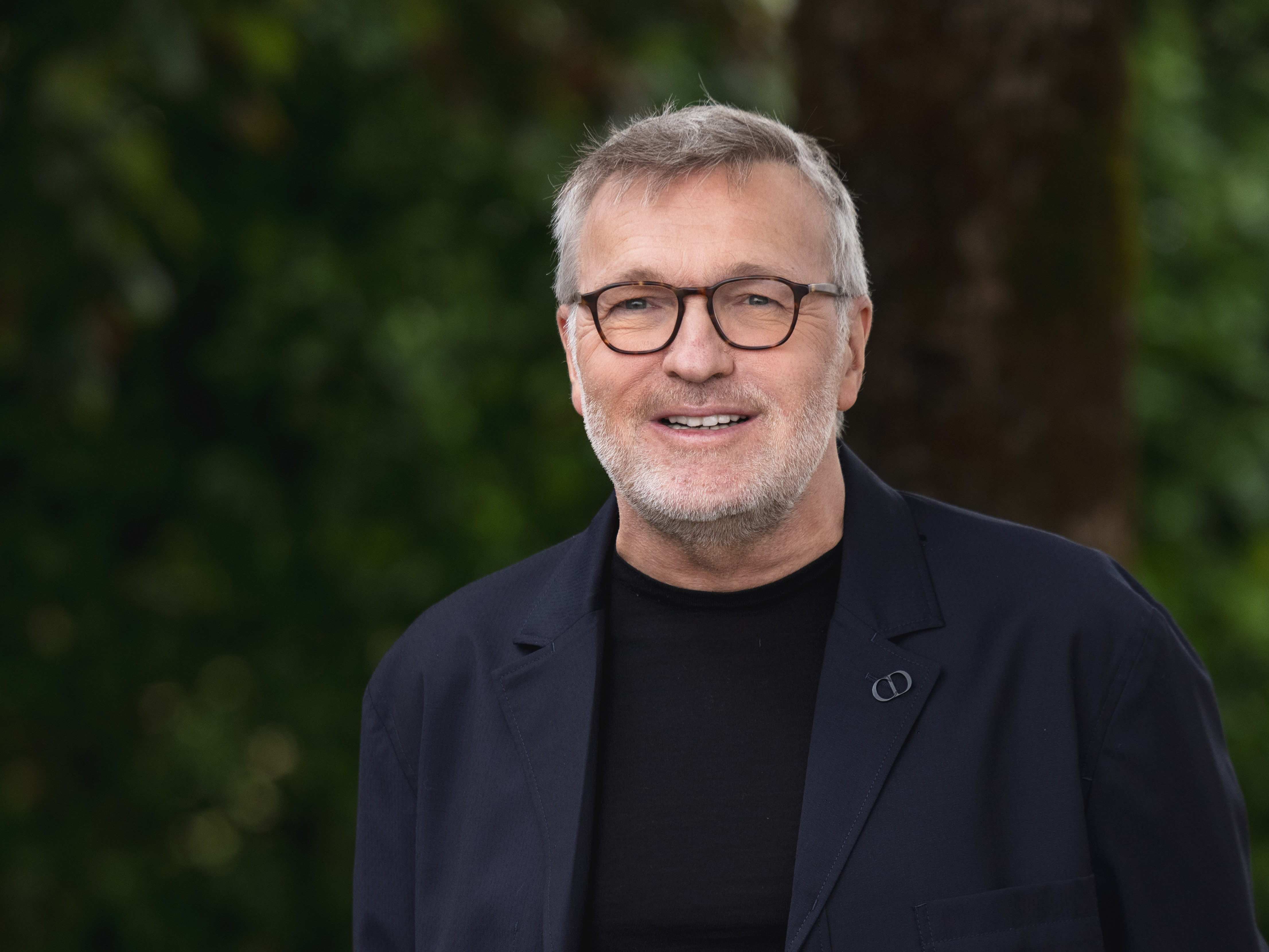 L'animateur et journaliste de BFM TV Laurent Ruquier pose lors d'un photocall avant une conférence de presse de rentrée à Paris, le 31 août 2023 I Source : Getty Images