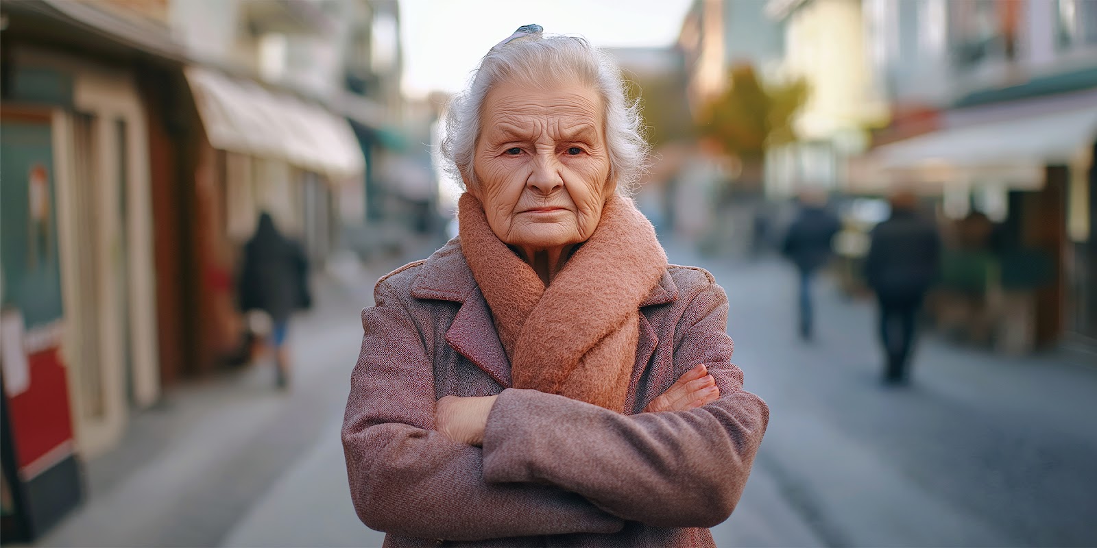 Une vieille femme maléfique | Source : Midjourney